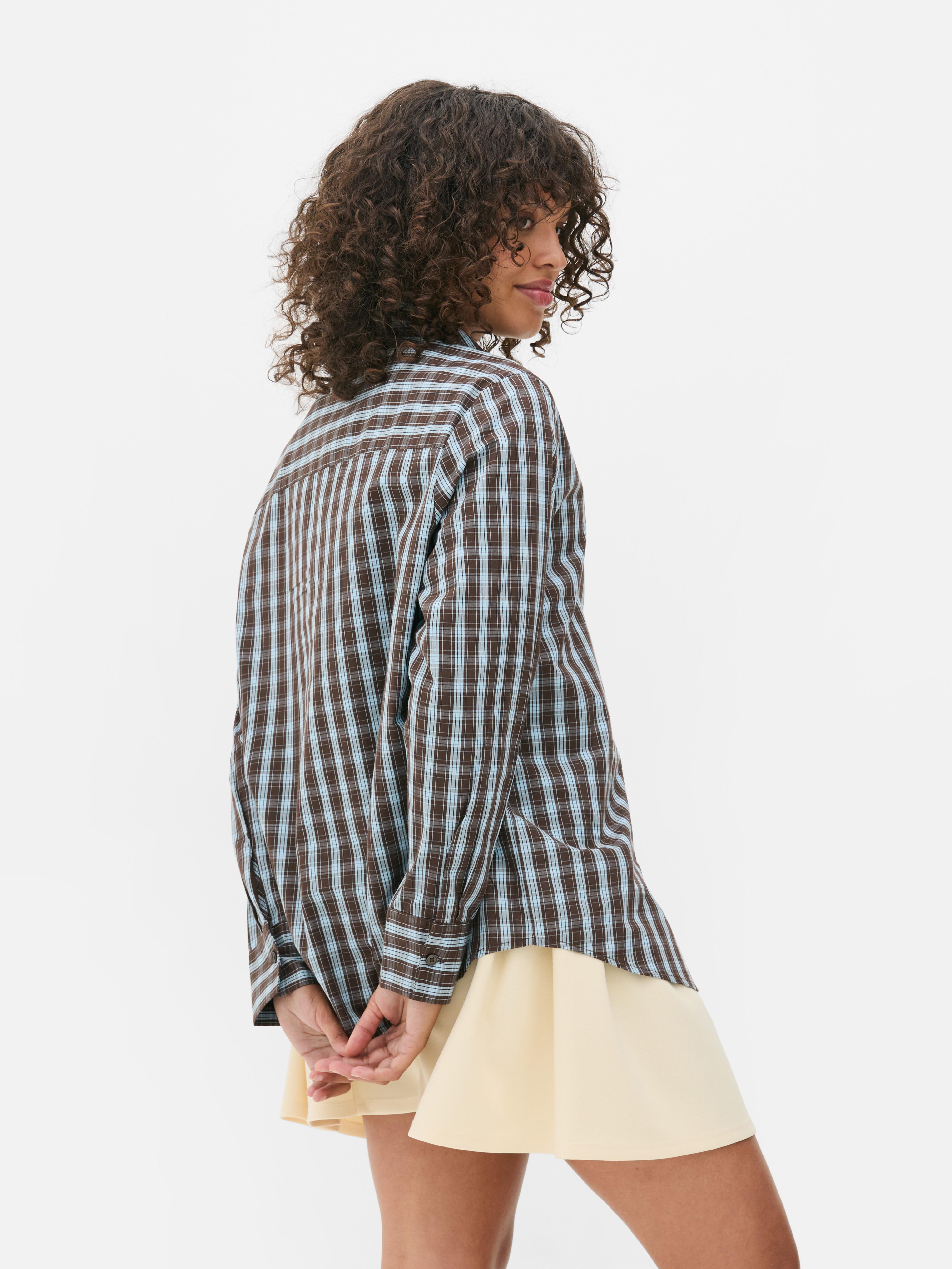 Camisa estampada popelina
