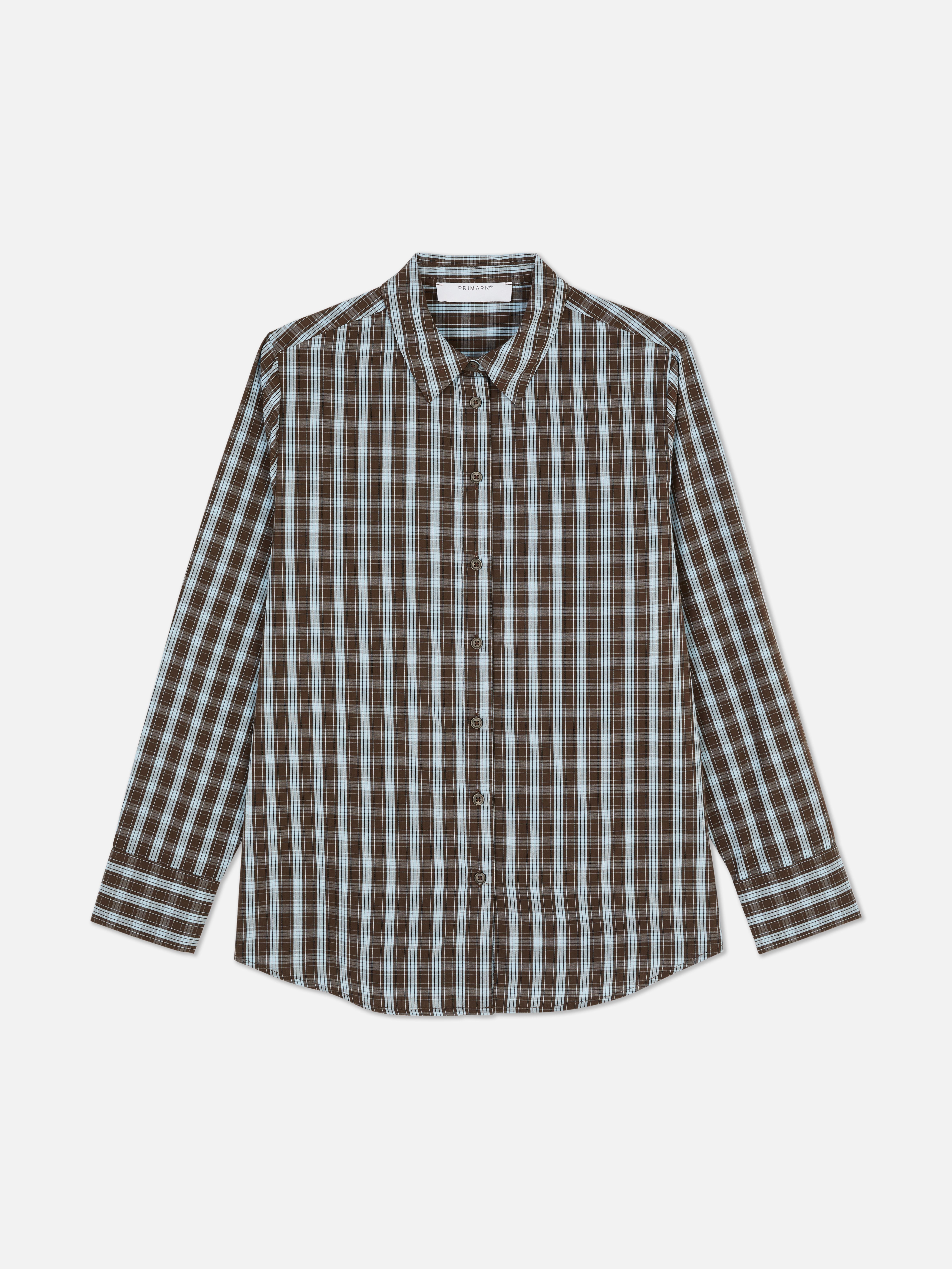 Camisa estampada popelina