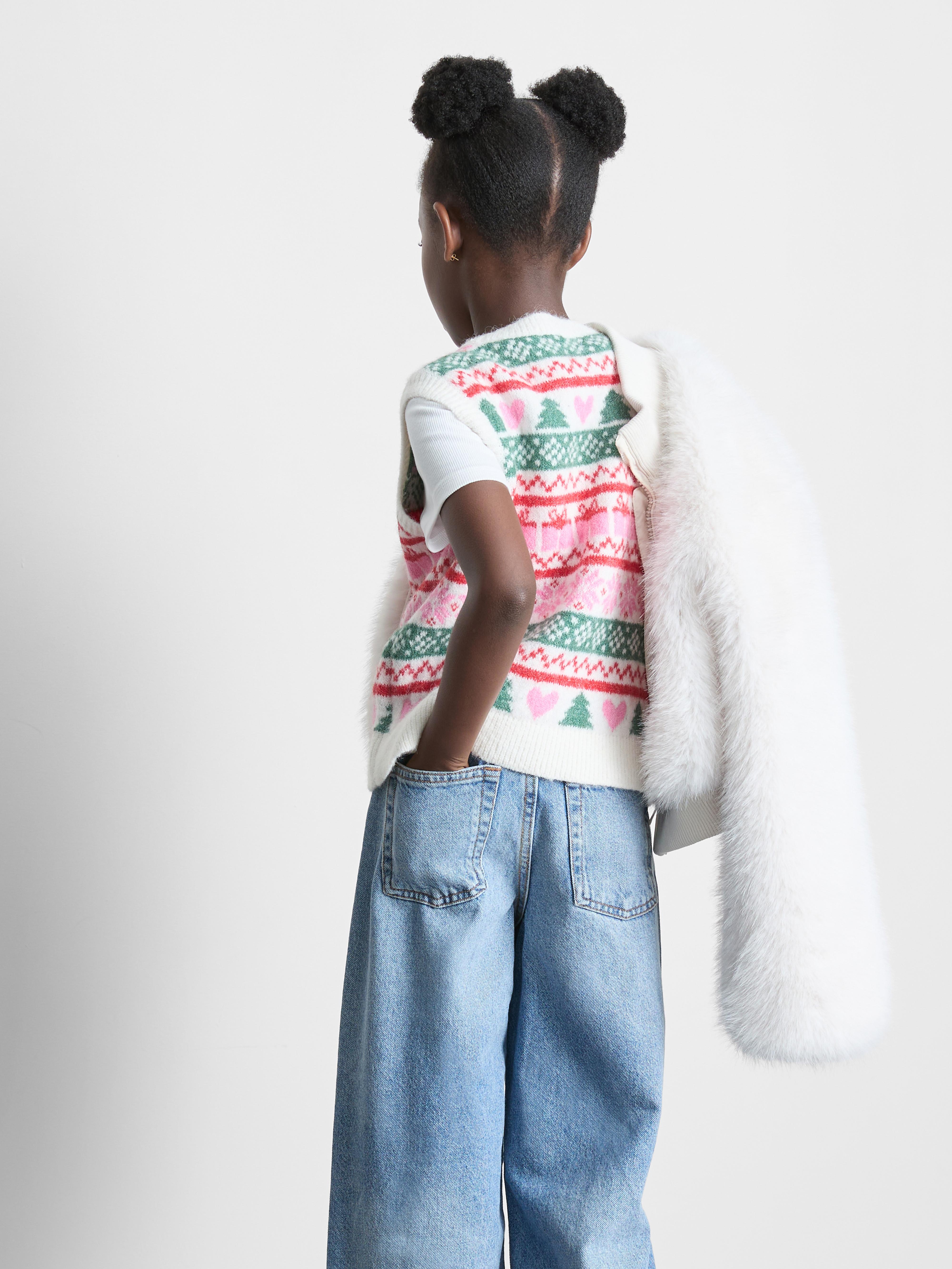 7-15yrs | Christmas Fair Isle Knit Vest