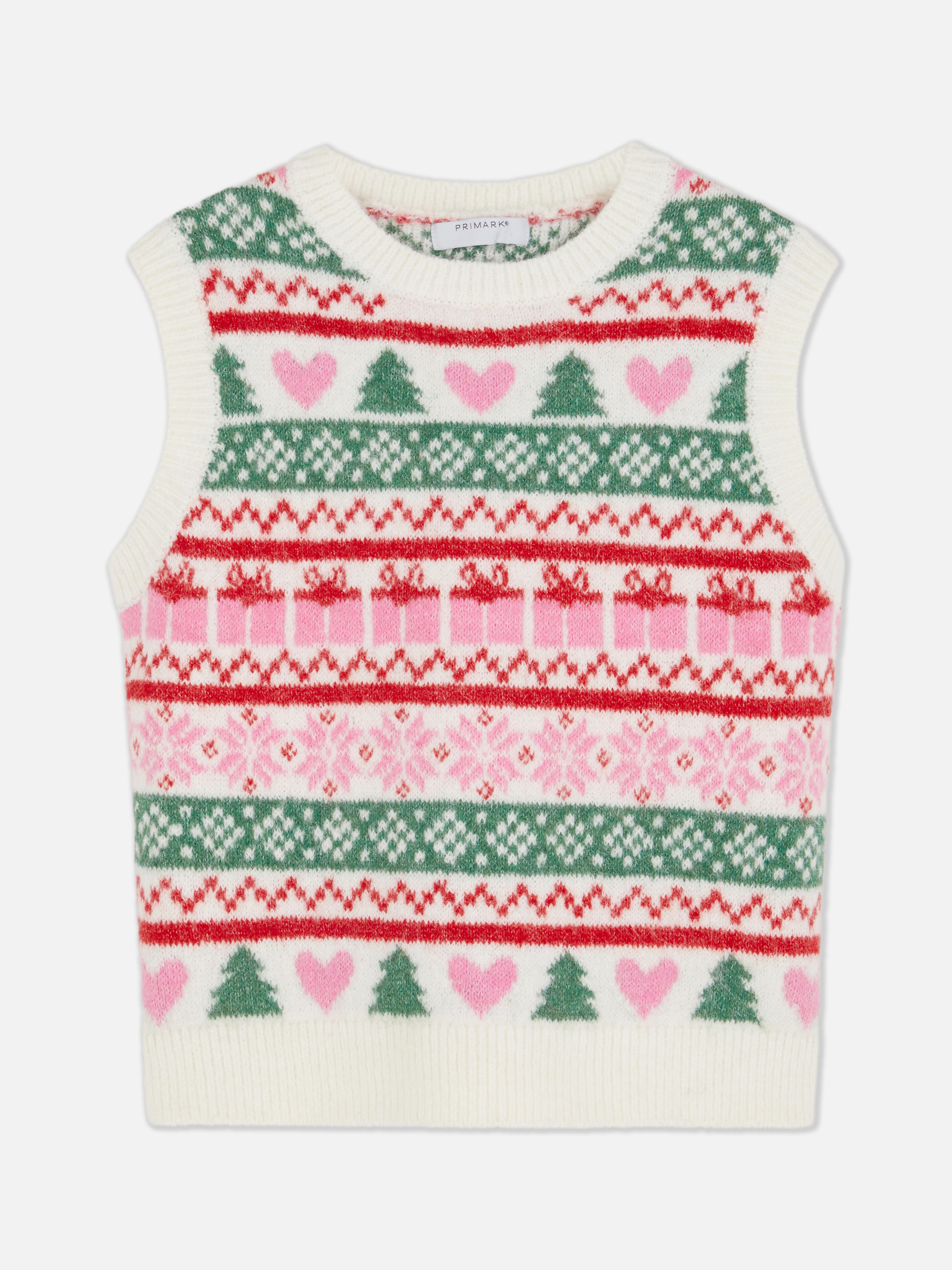 7-15yrs | Christmas Fair Isle Knit Vest