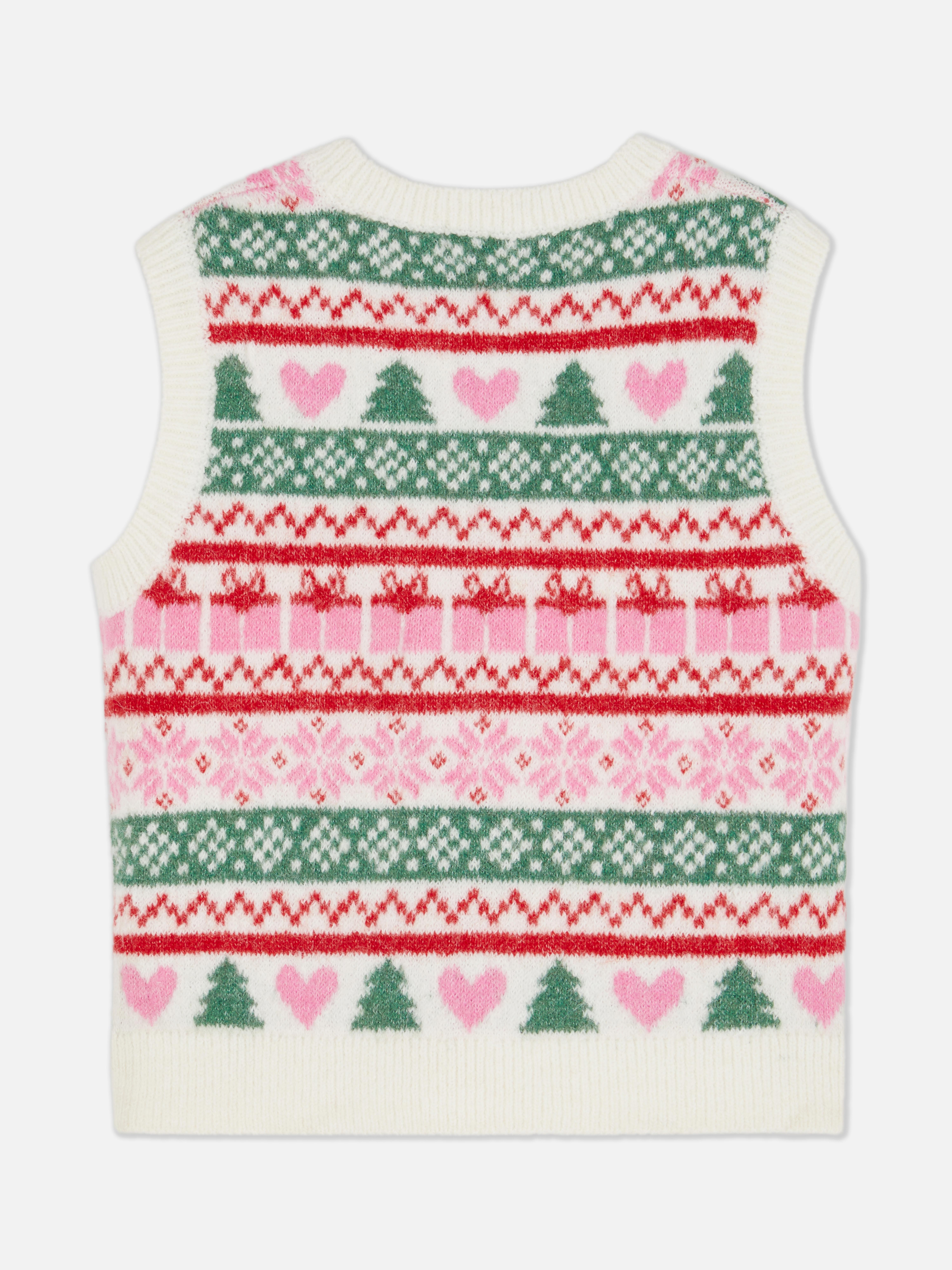 7-15yrs | Christmas Fair Isle Knit Vest