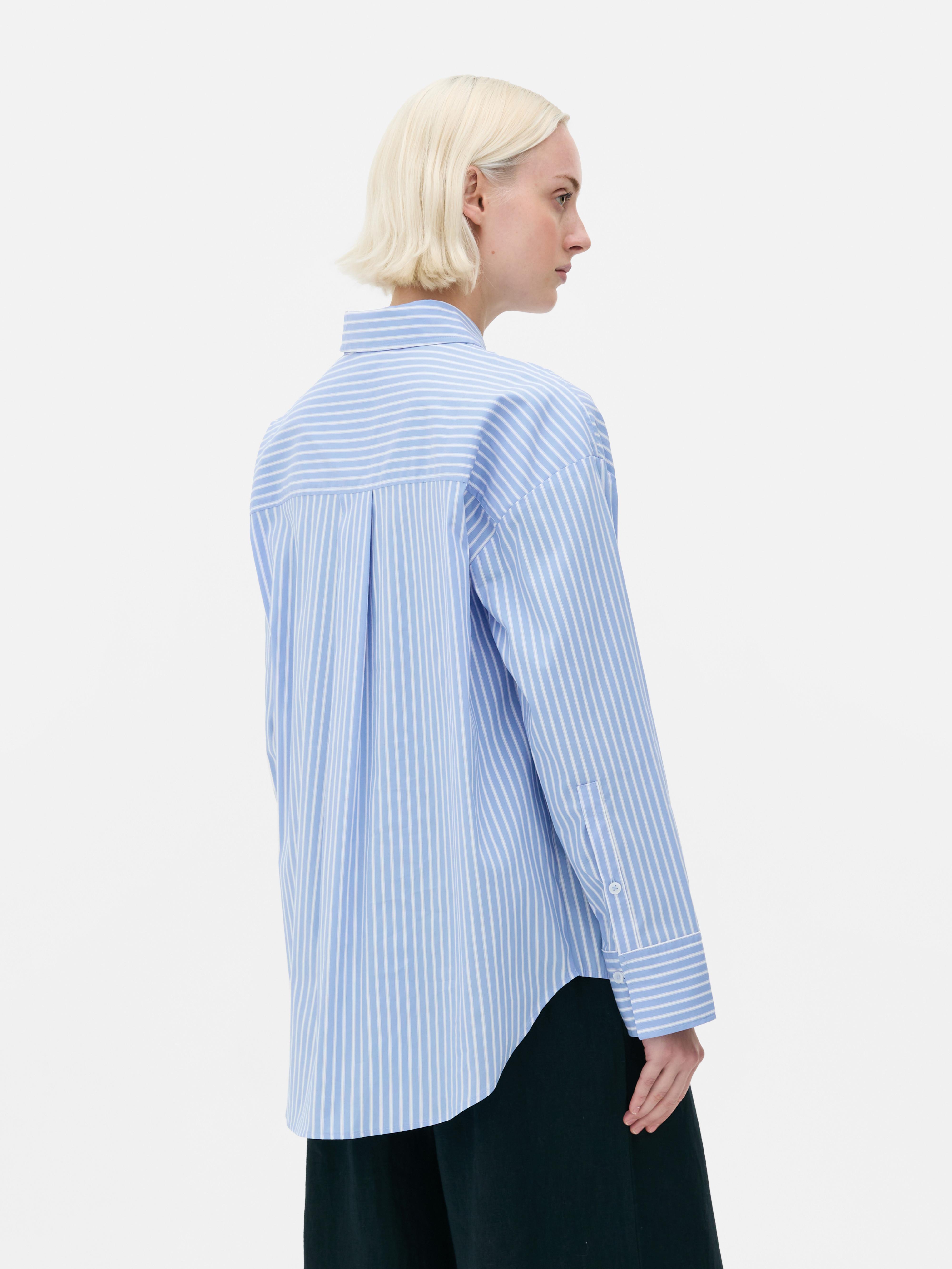 The Edit Stripe Poplin Shirt