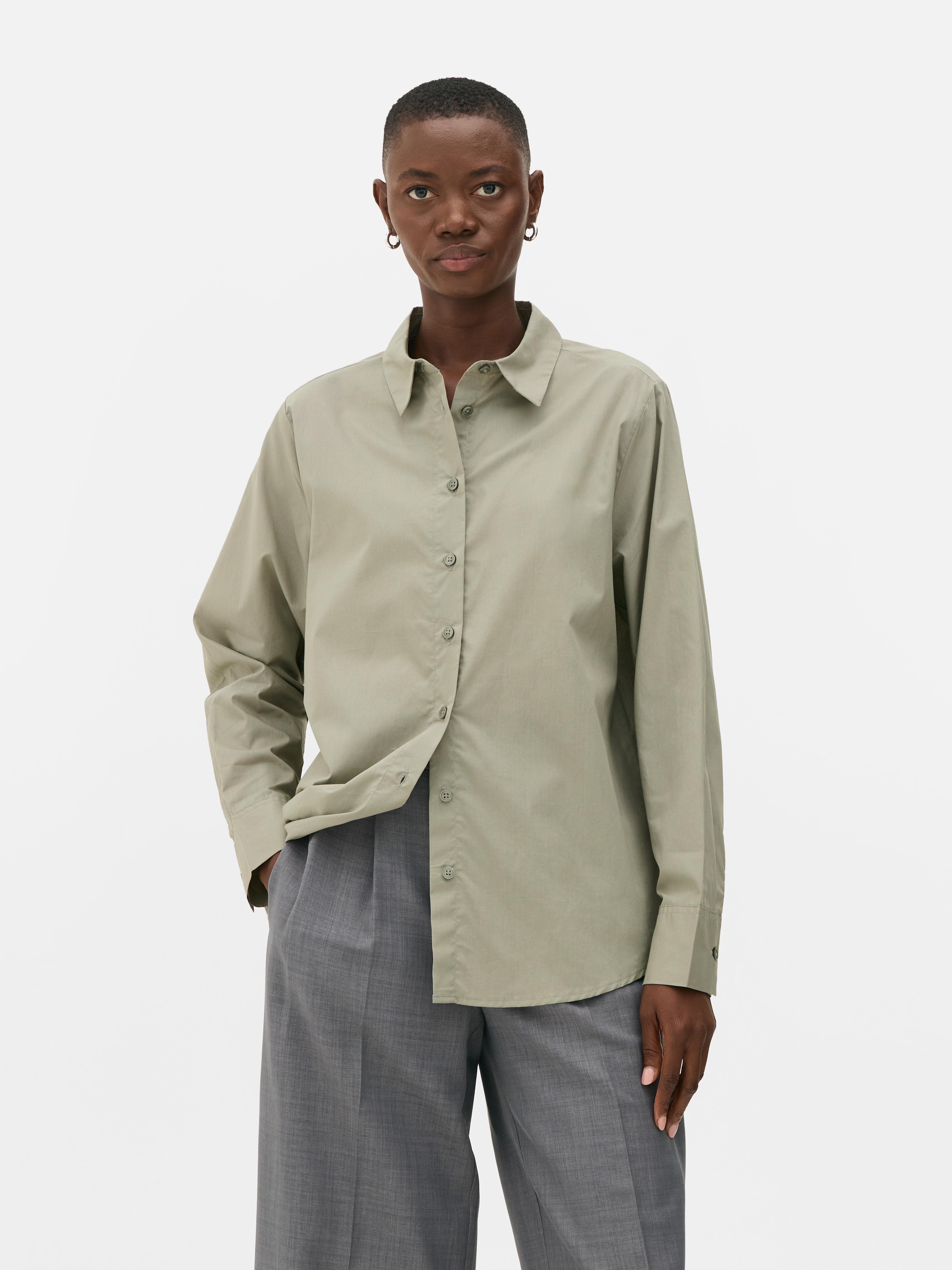 Camisa popelina algodão