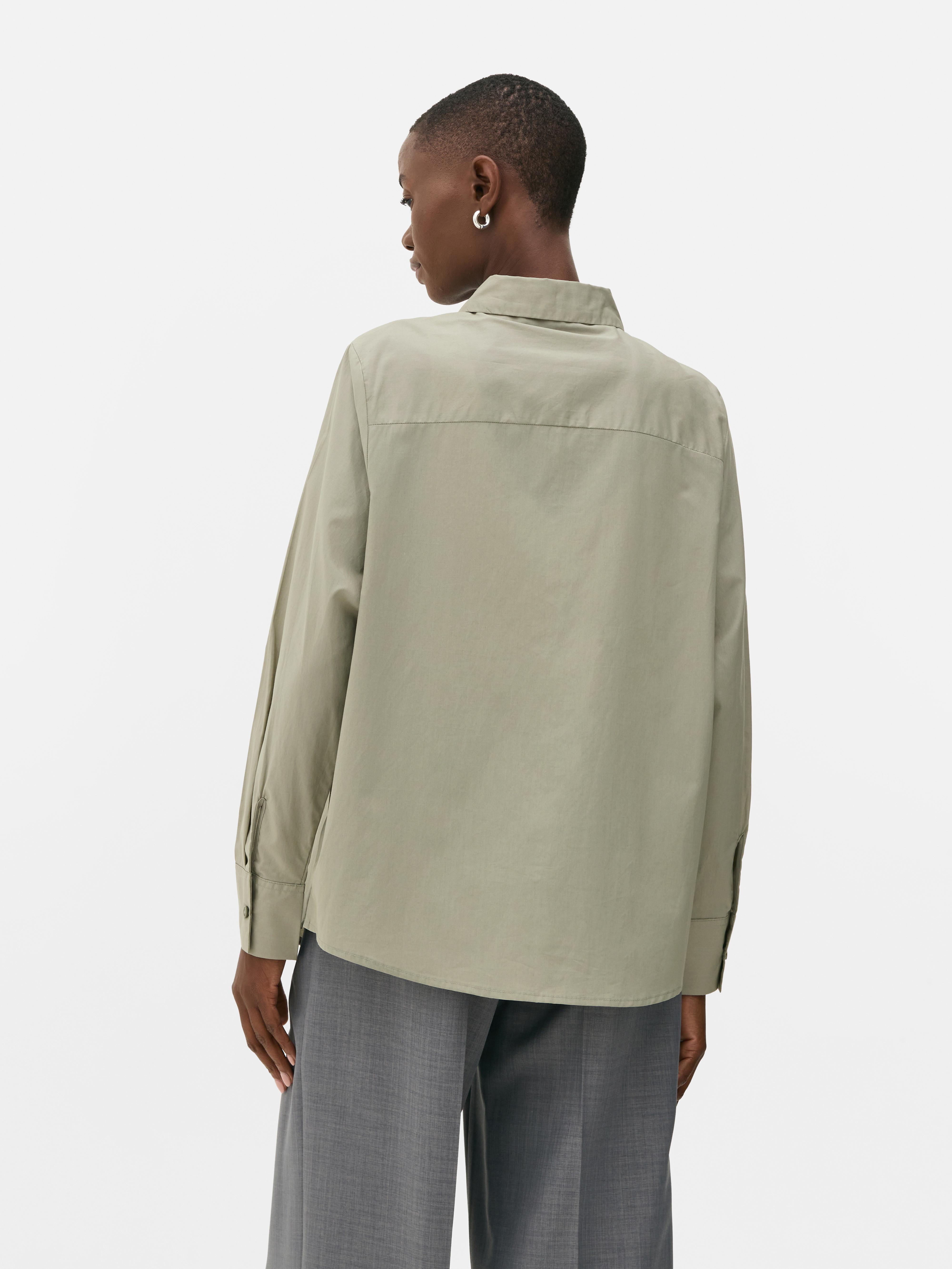 Camisa popelina algodão
