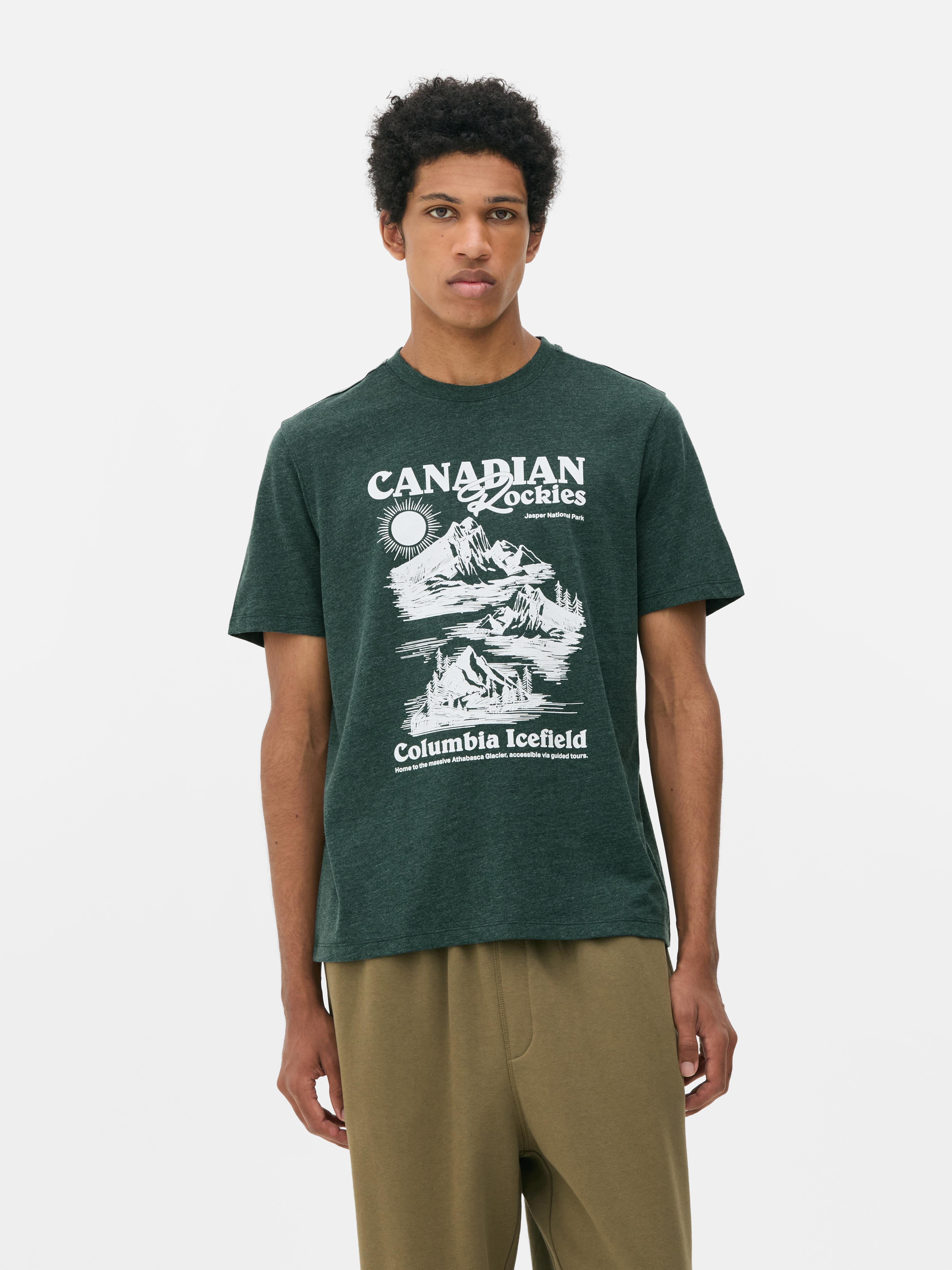 Maglietta a maniche corte Canadian Rockies