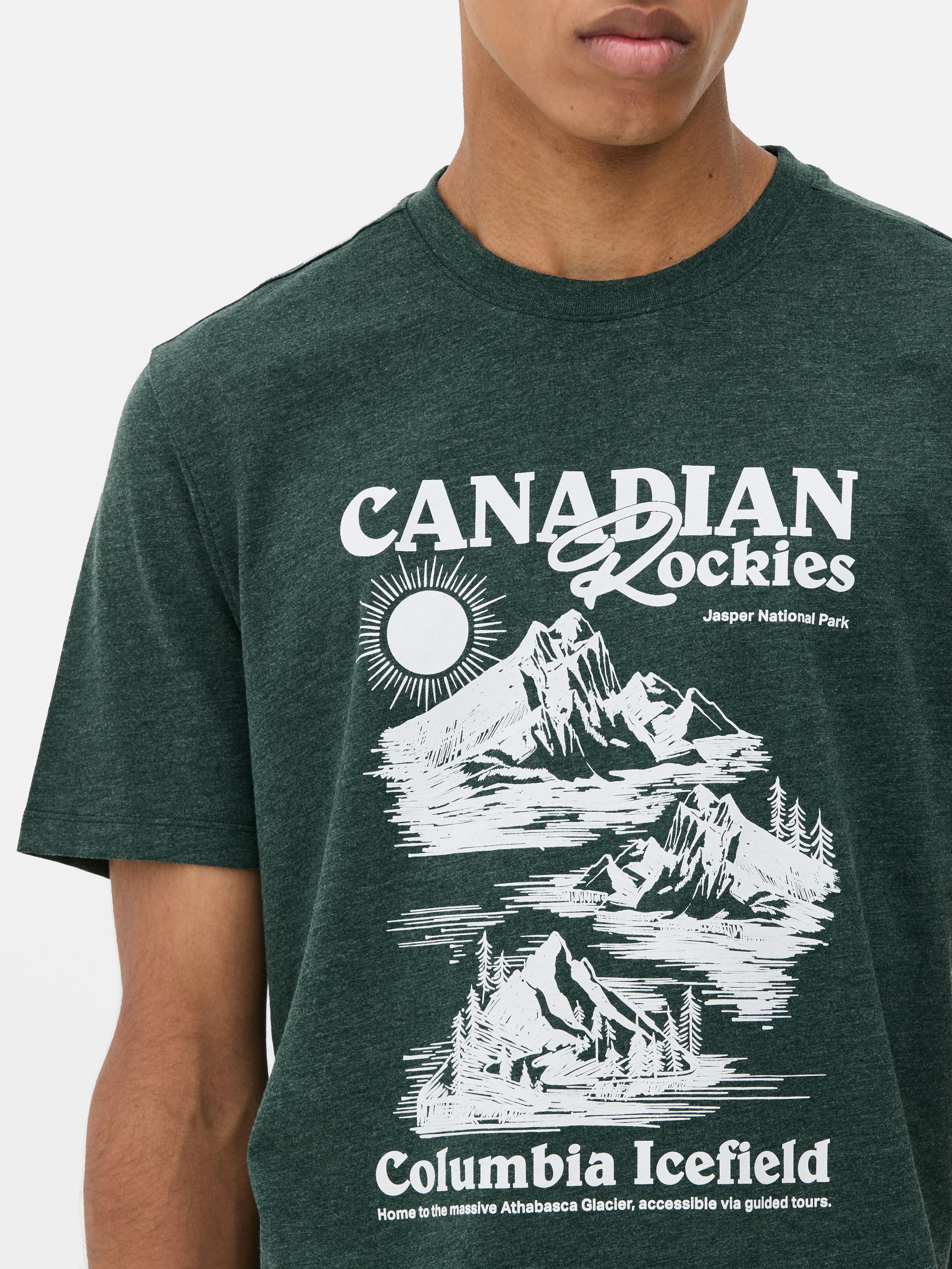 Maglietta a maniche corte Canadian Rockies