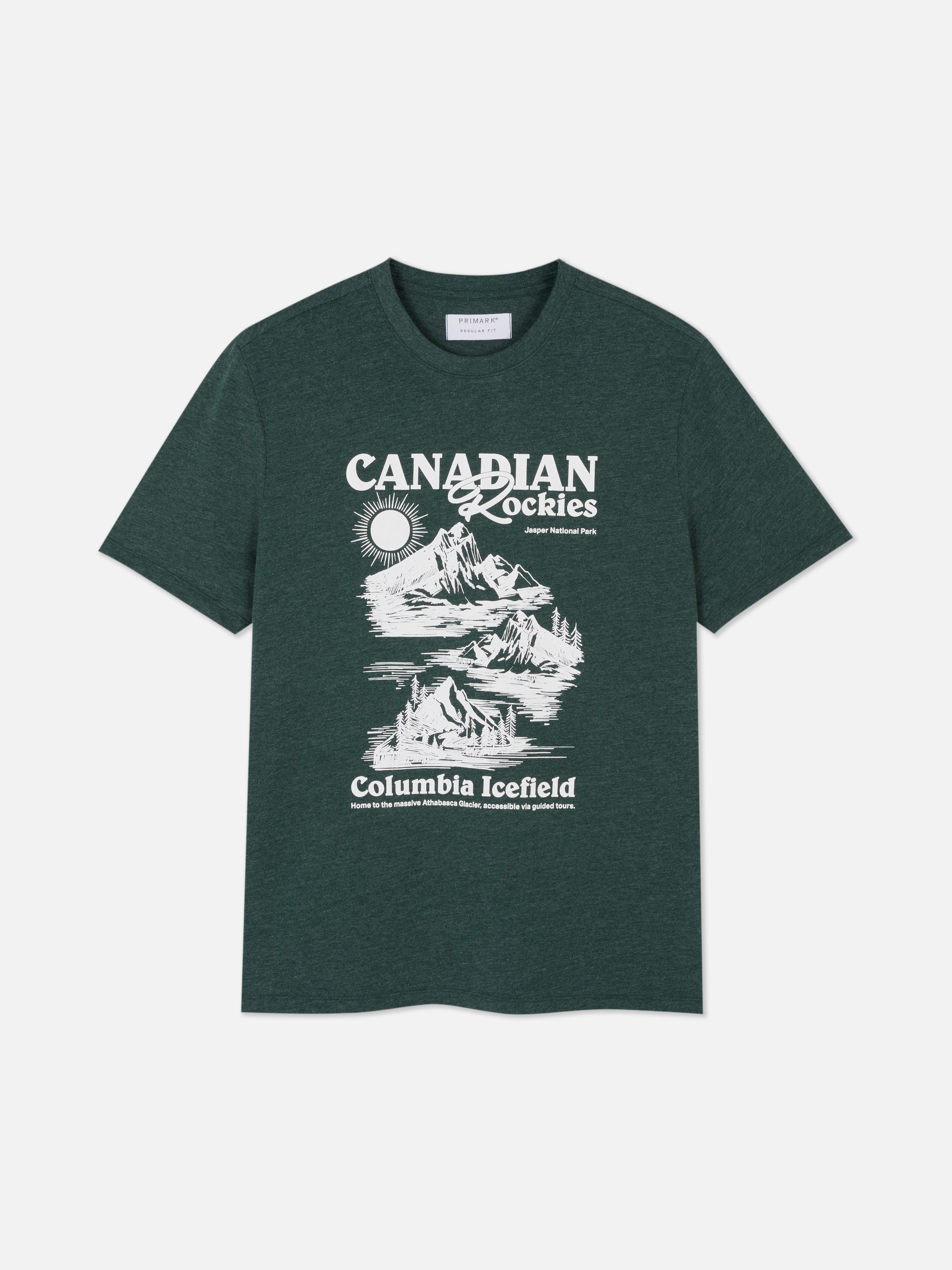 Maglietta a maniche corte Canadian Rockies