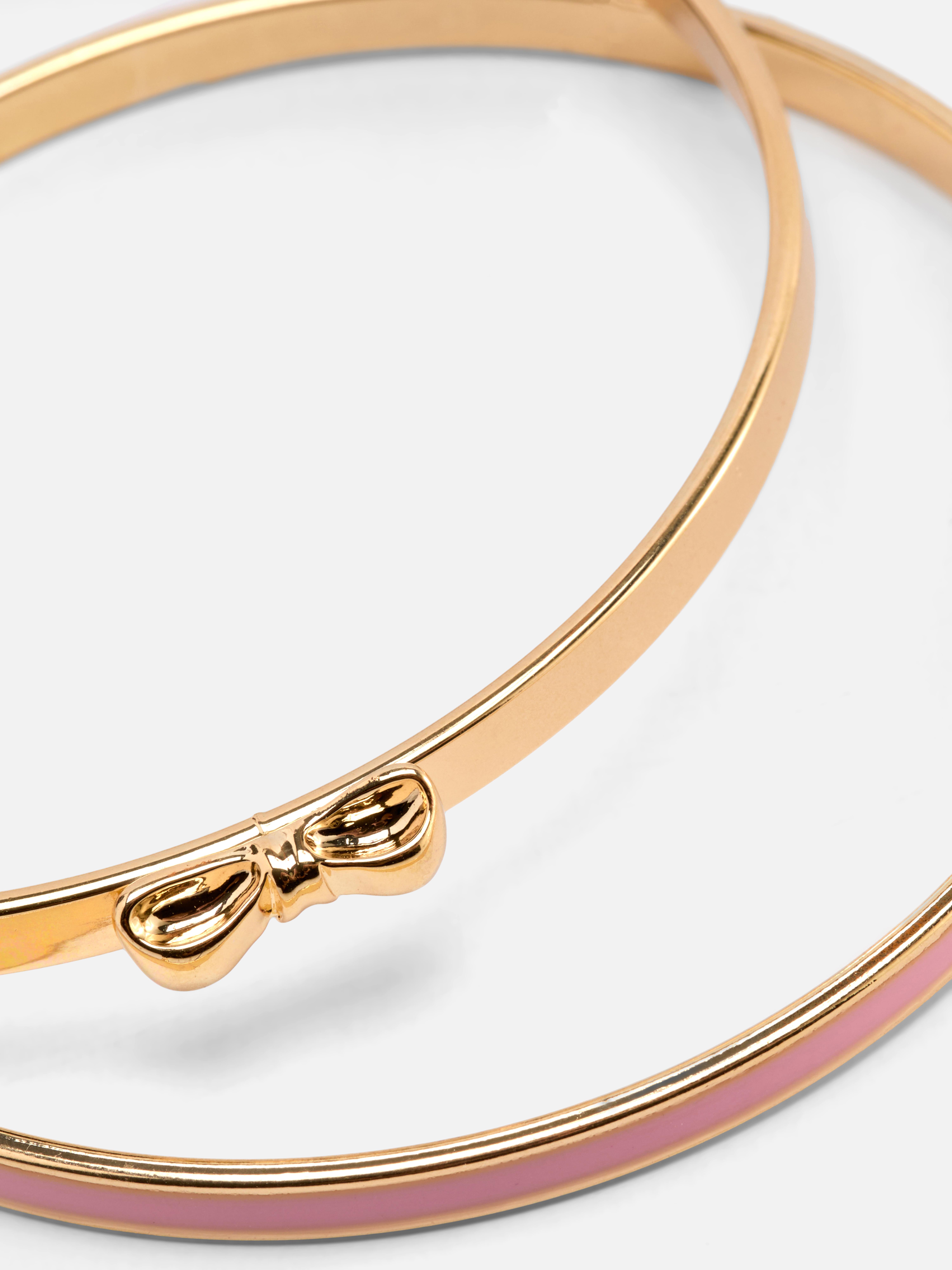 Armbanden met strik, set van 2
