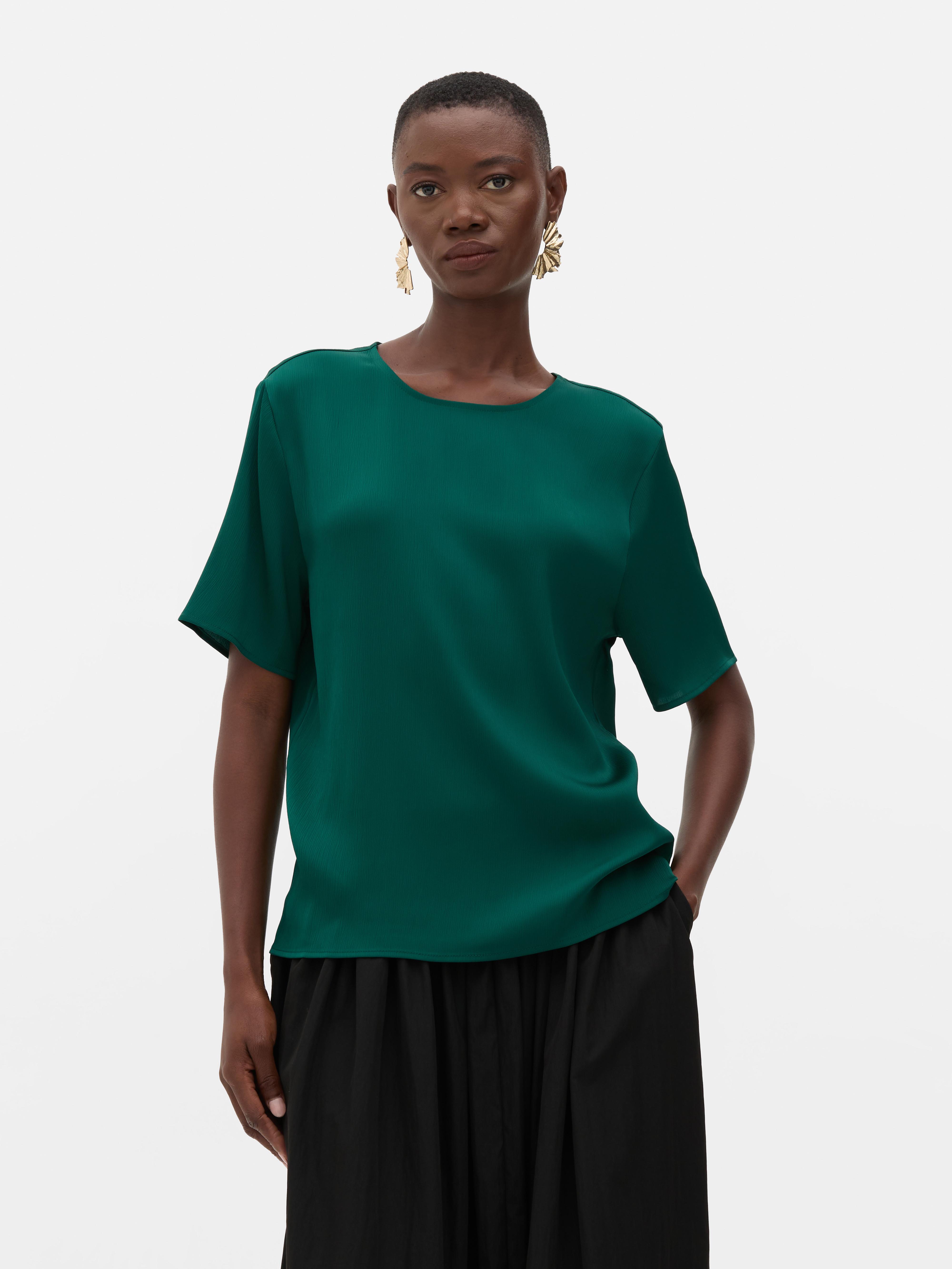 Relaxed Satin Tee