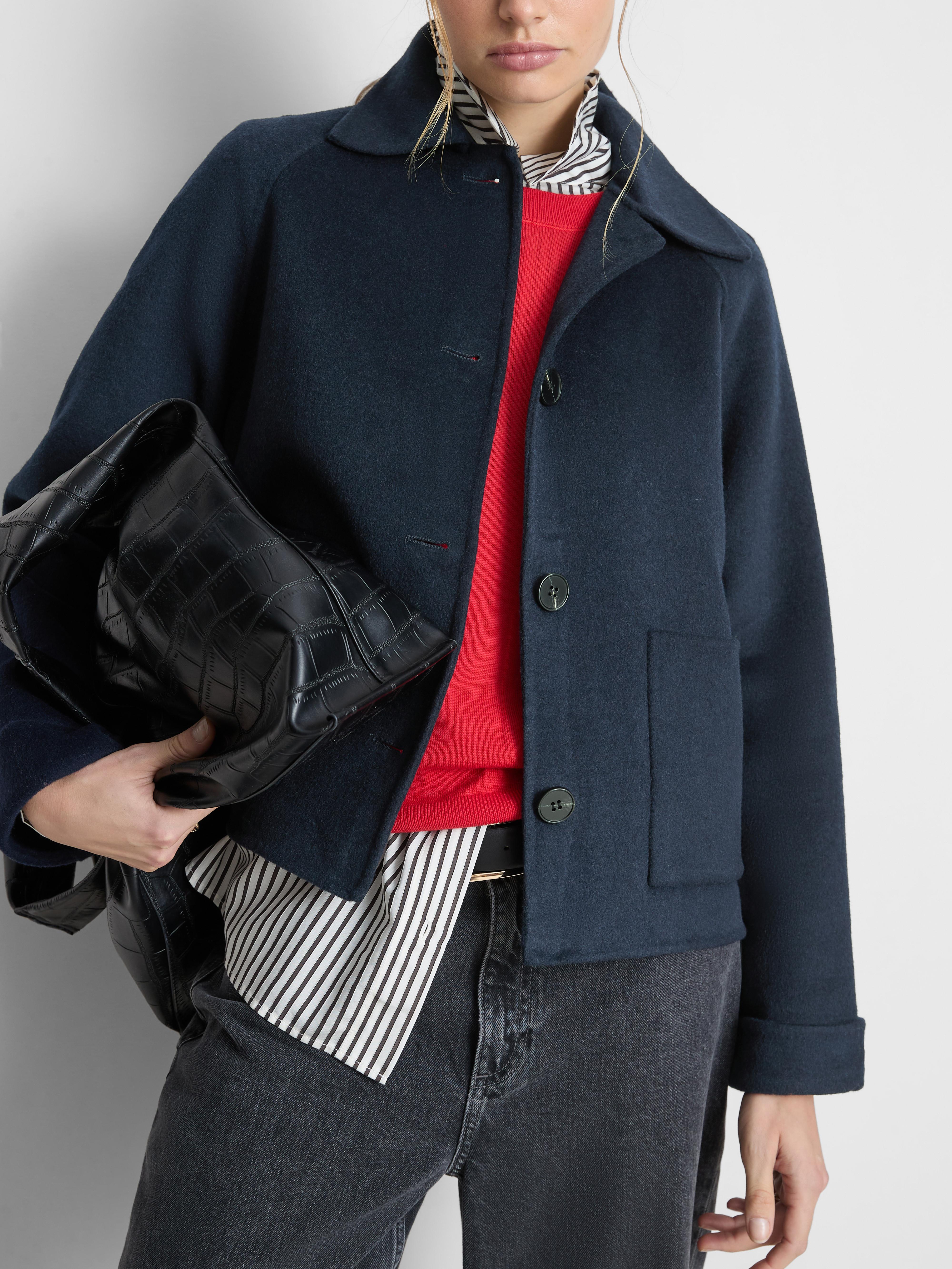 Kurze „The Edit“ Jacke aus Wollmischung