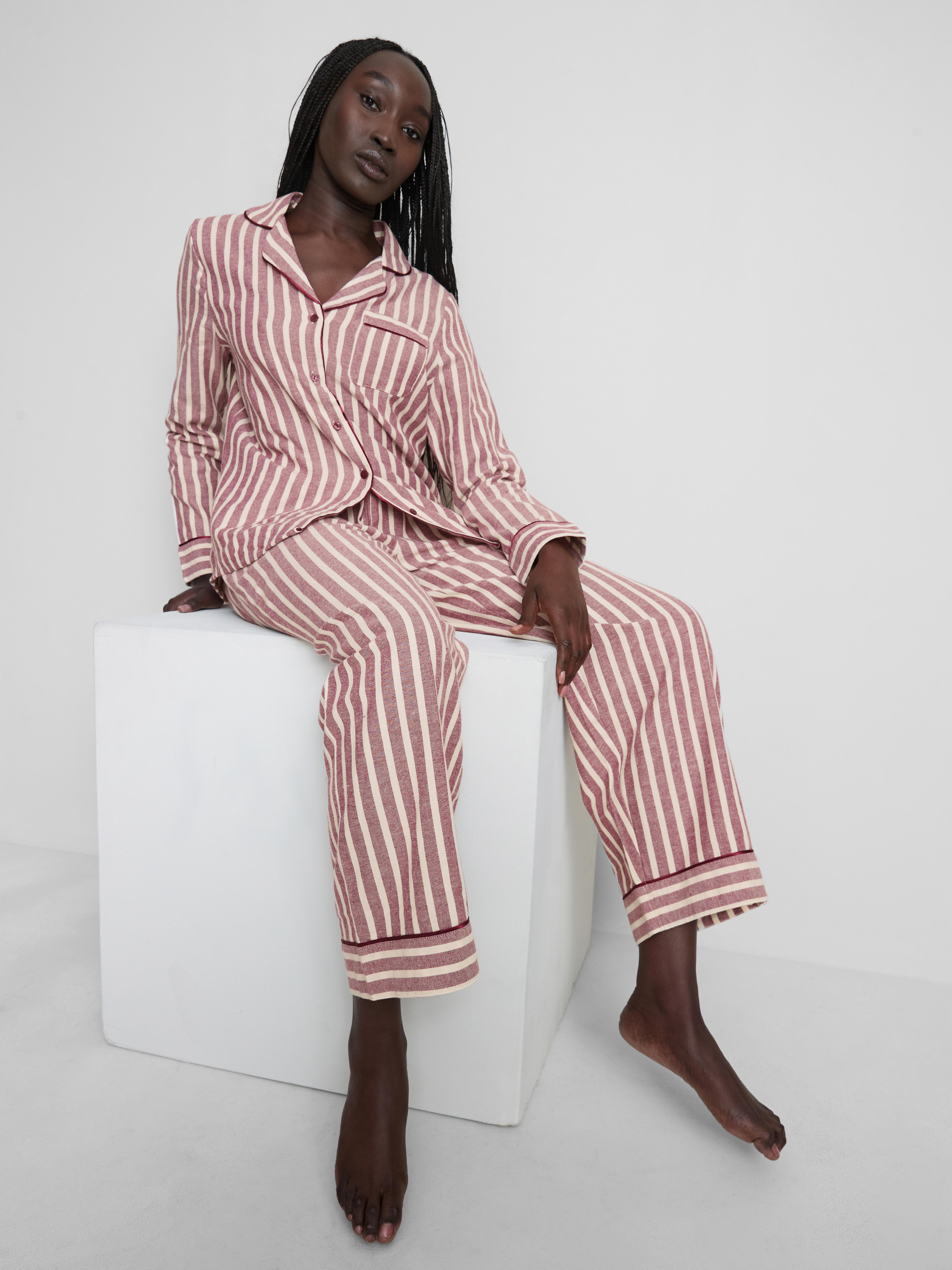 Striped Cotton Boyfriend Pyjamas