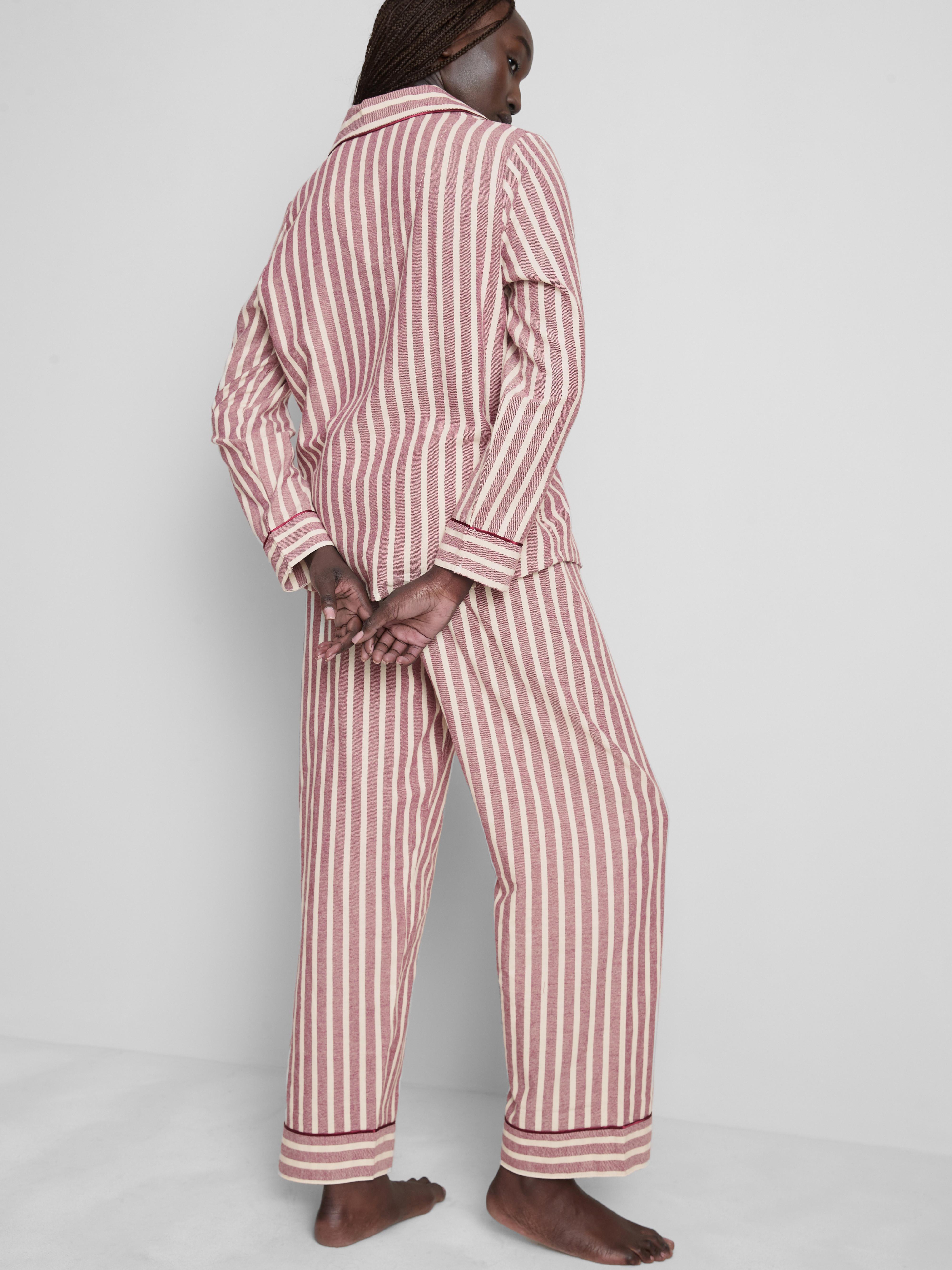 Striped Cotton Boyfriend Pyjamas