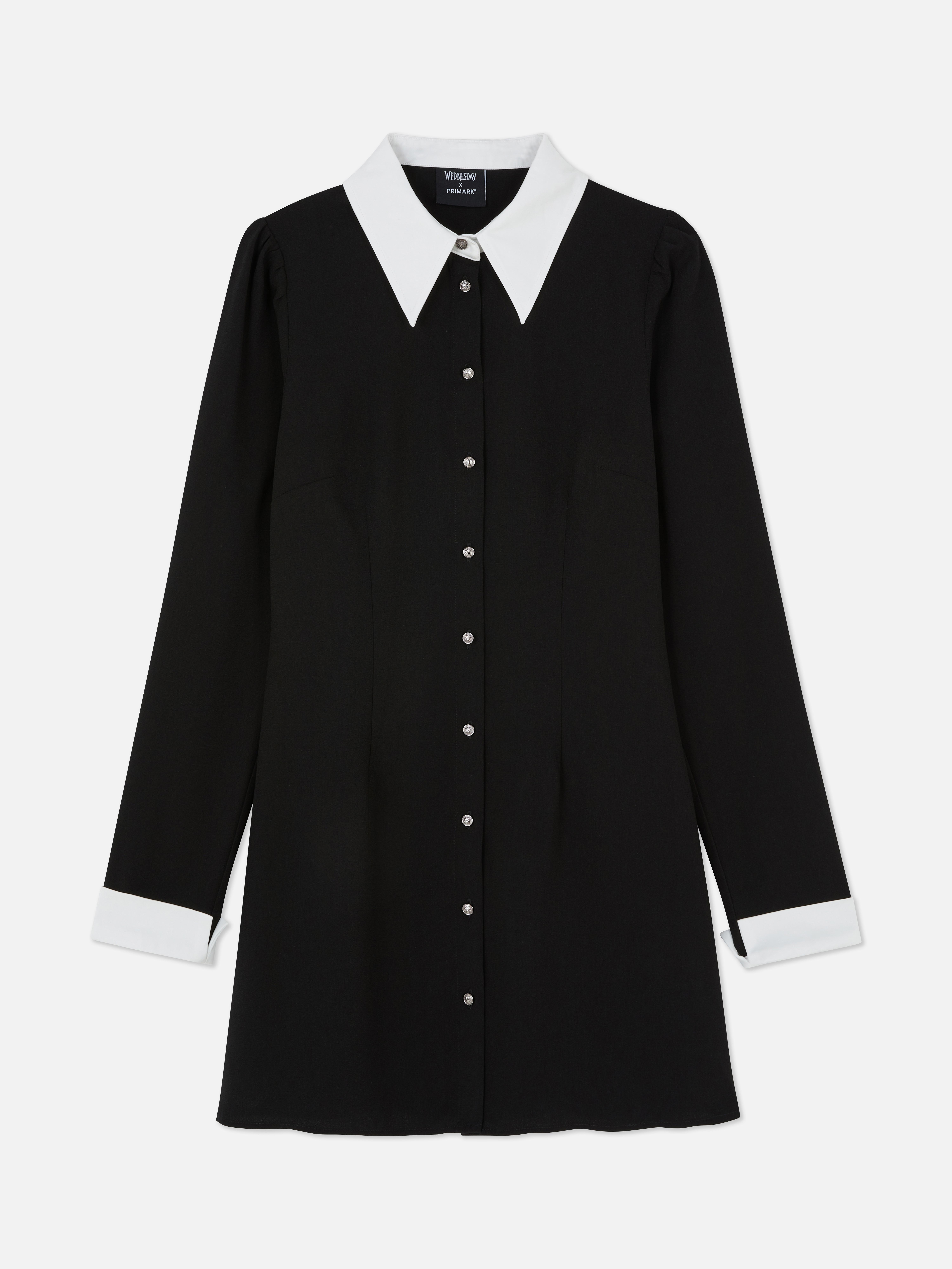 Vestido corto con cuello Collen Atwood X Wednesday