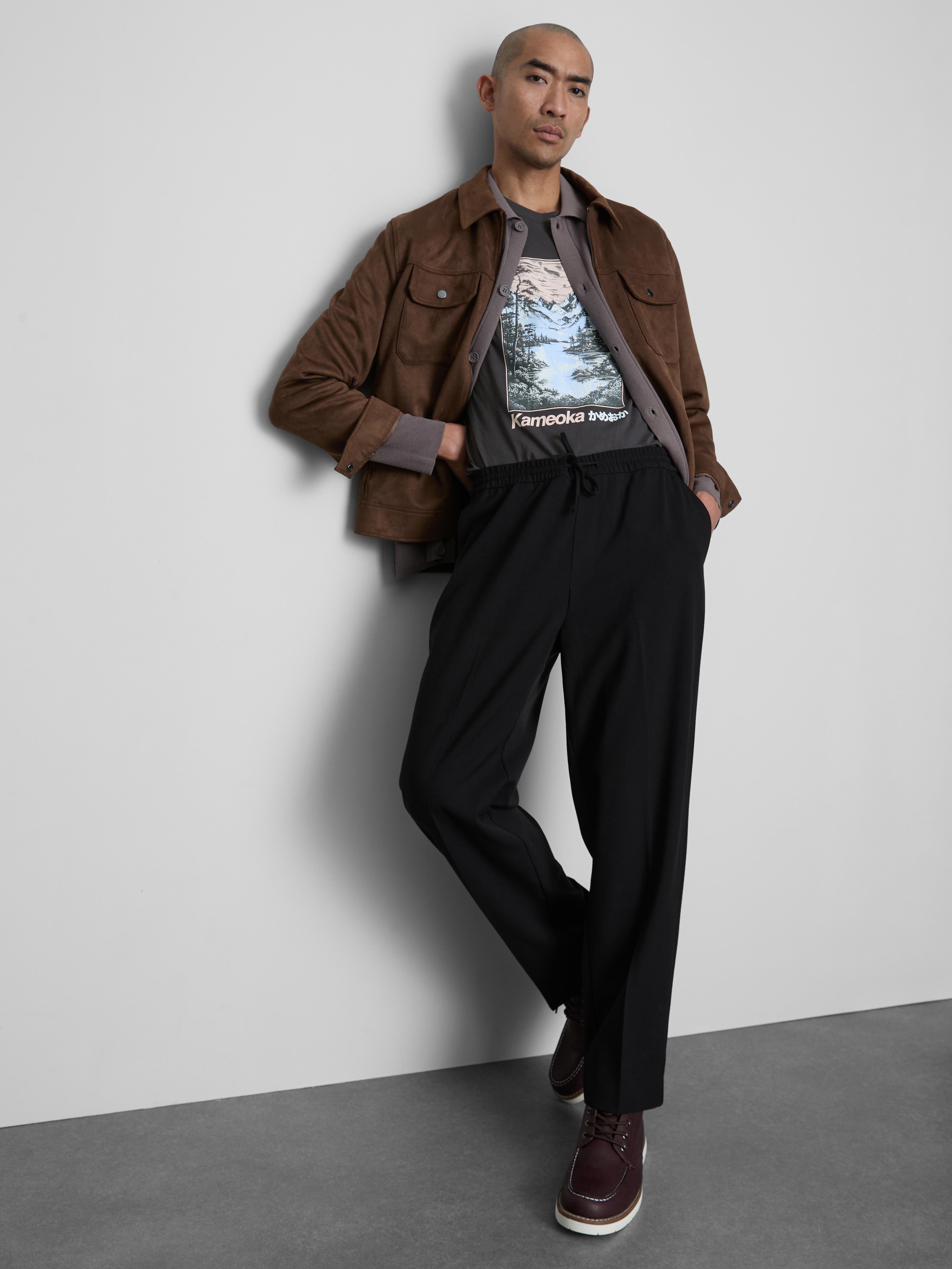 Men's Charcoal Kameoka Graphic T-Shirt