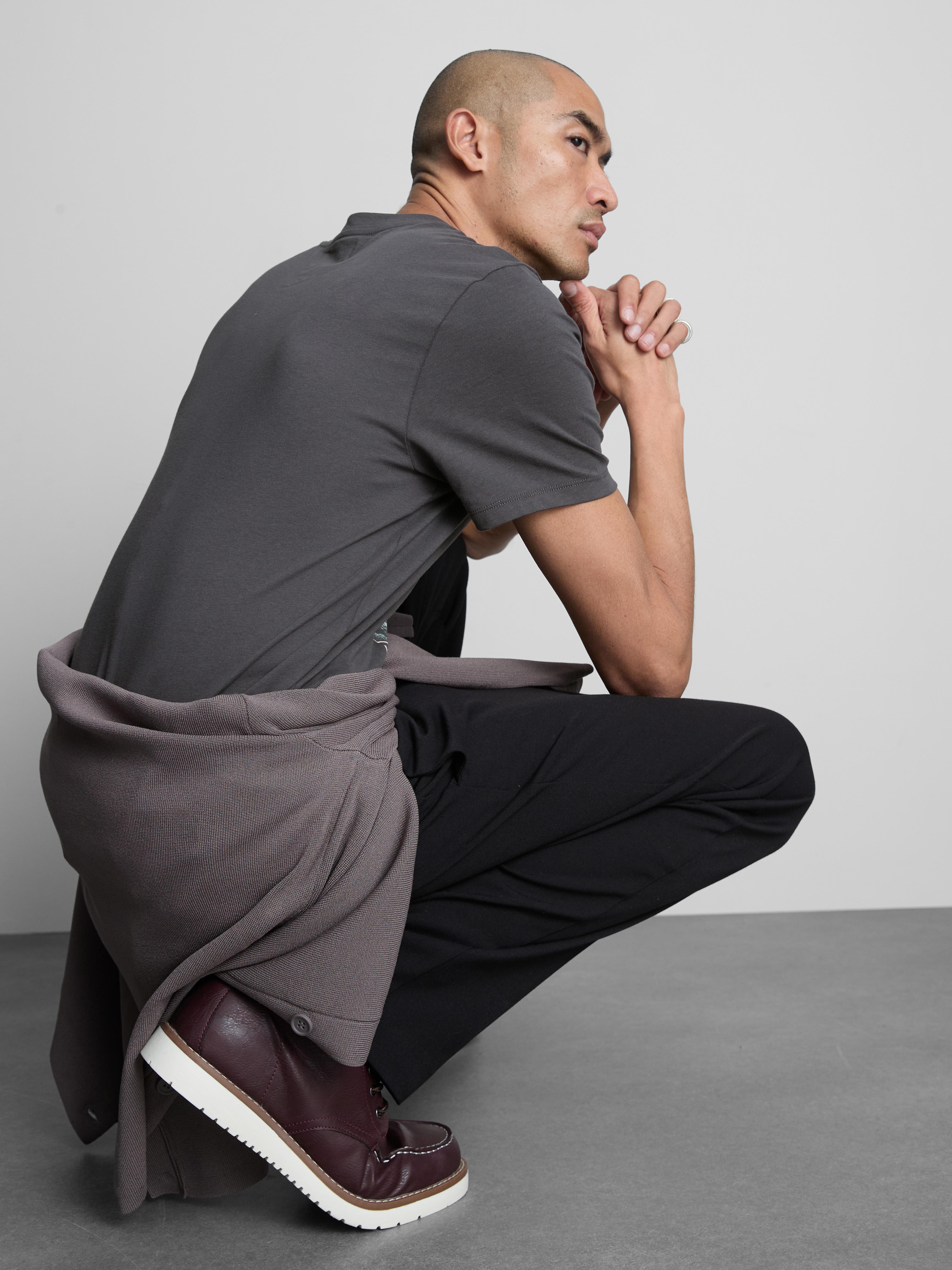 Men's Charcoal Kameoka Graphic T-Shirt