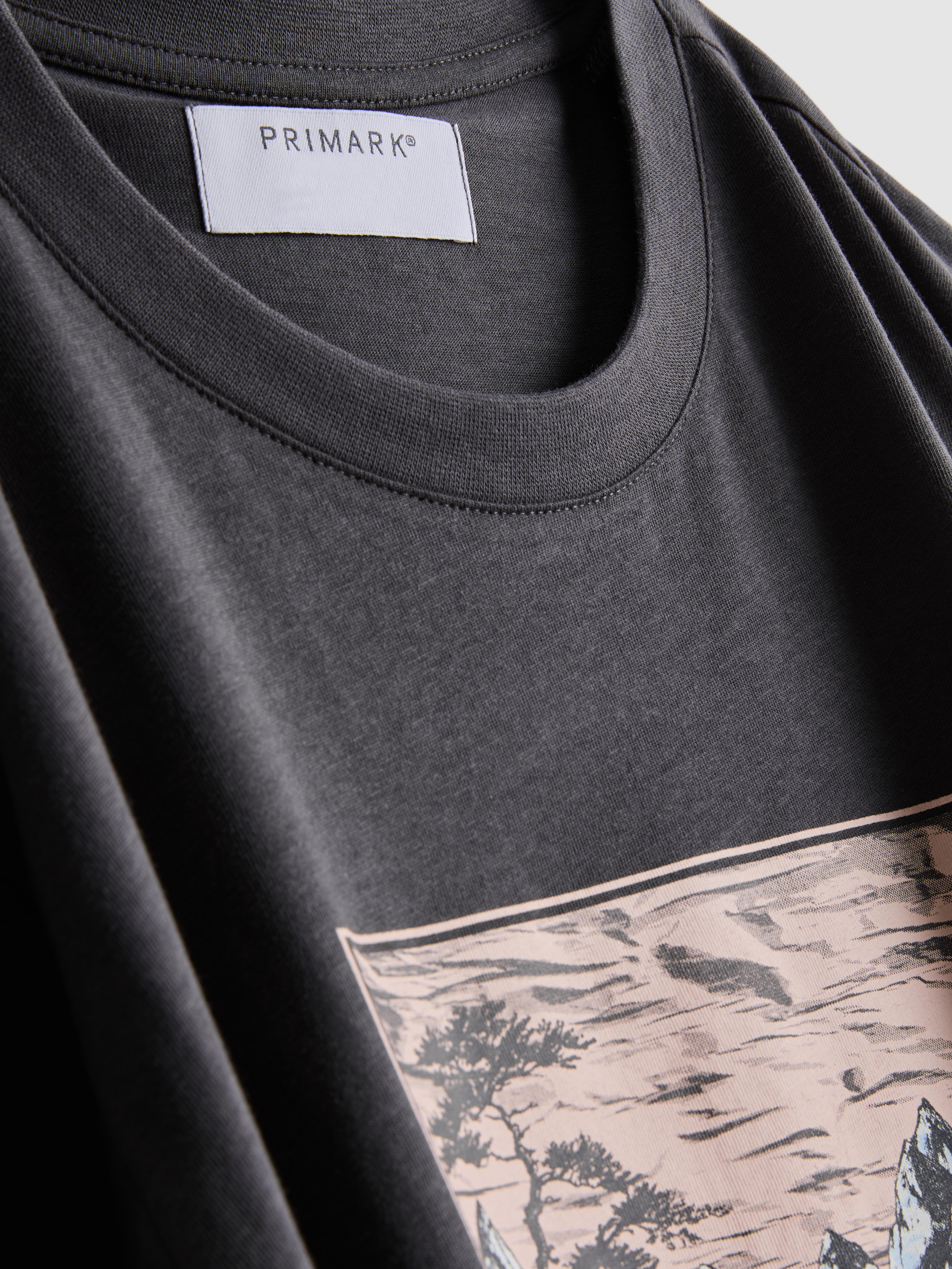 Men's Charcoal Kameoka Graphic T-Shirt