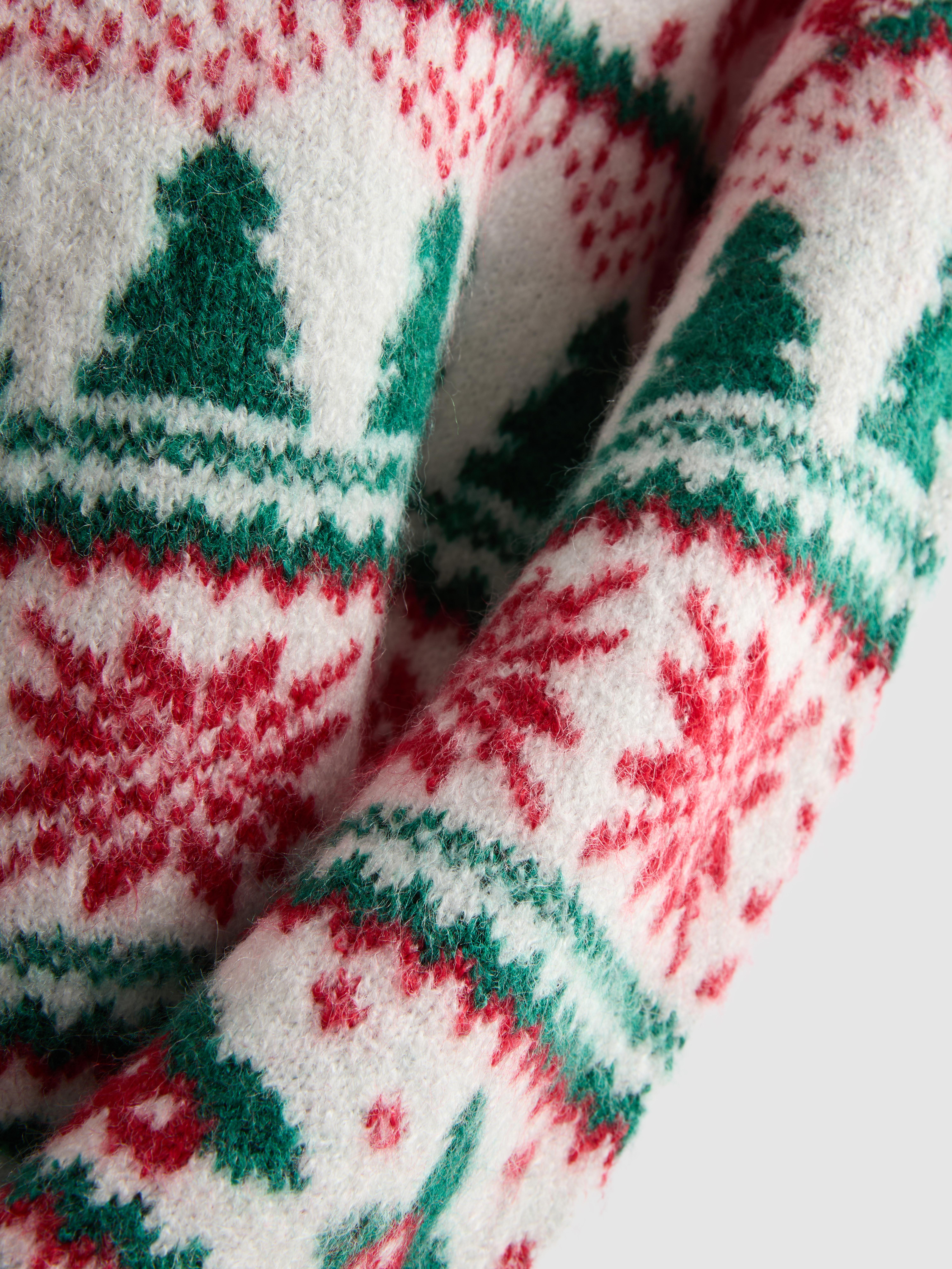 7-15yrs | Kid's Candy Cane Fair Isle Family Christmas Jumper