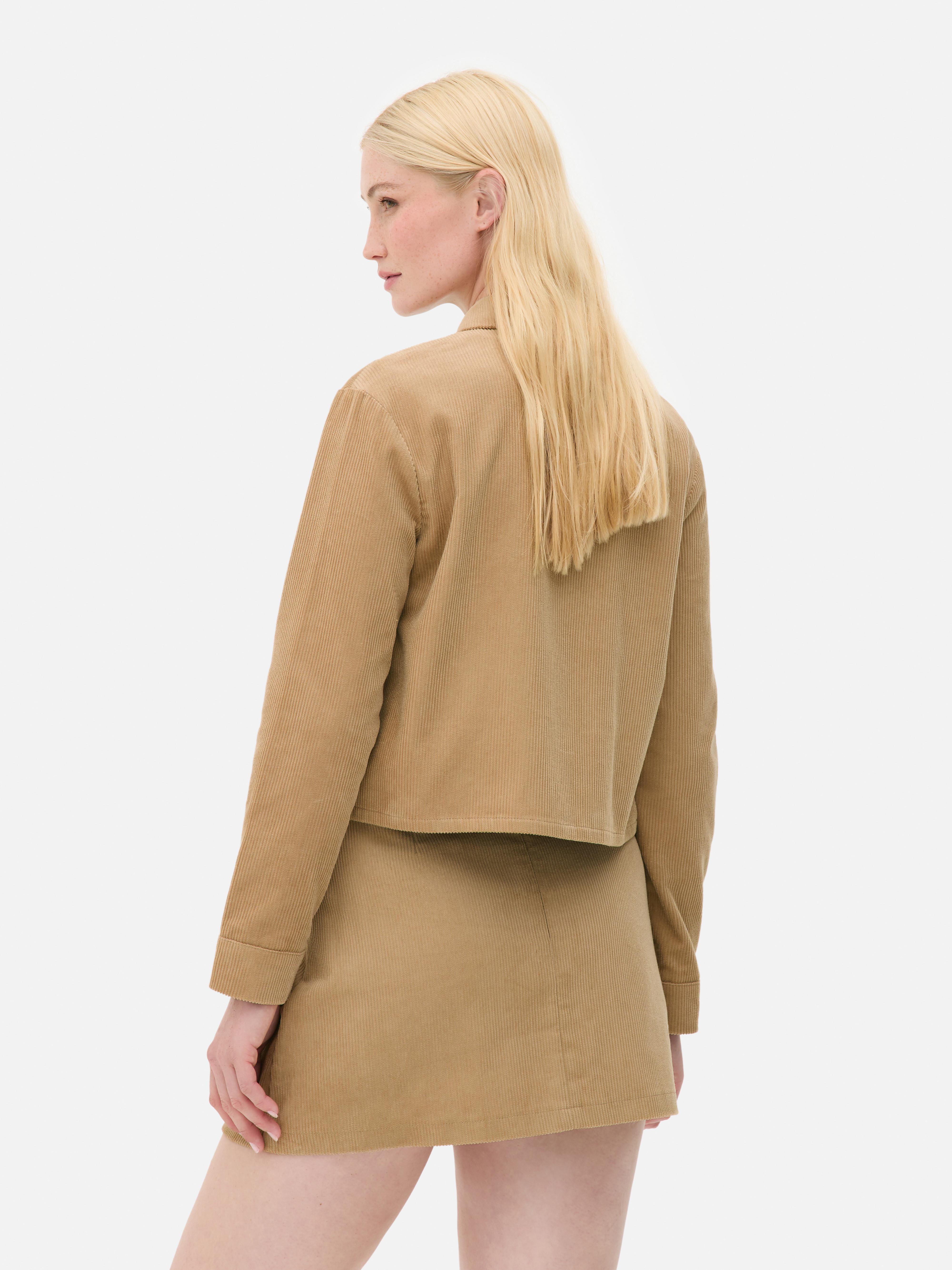 Cropped Cord Shirt
