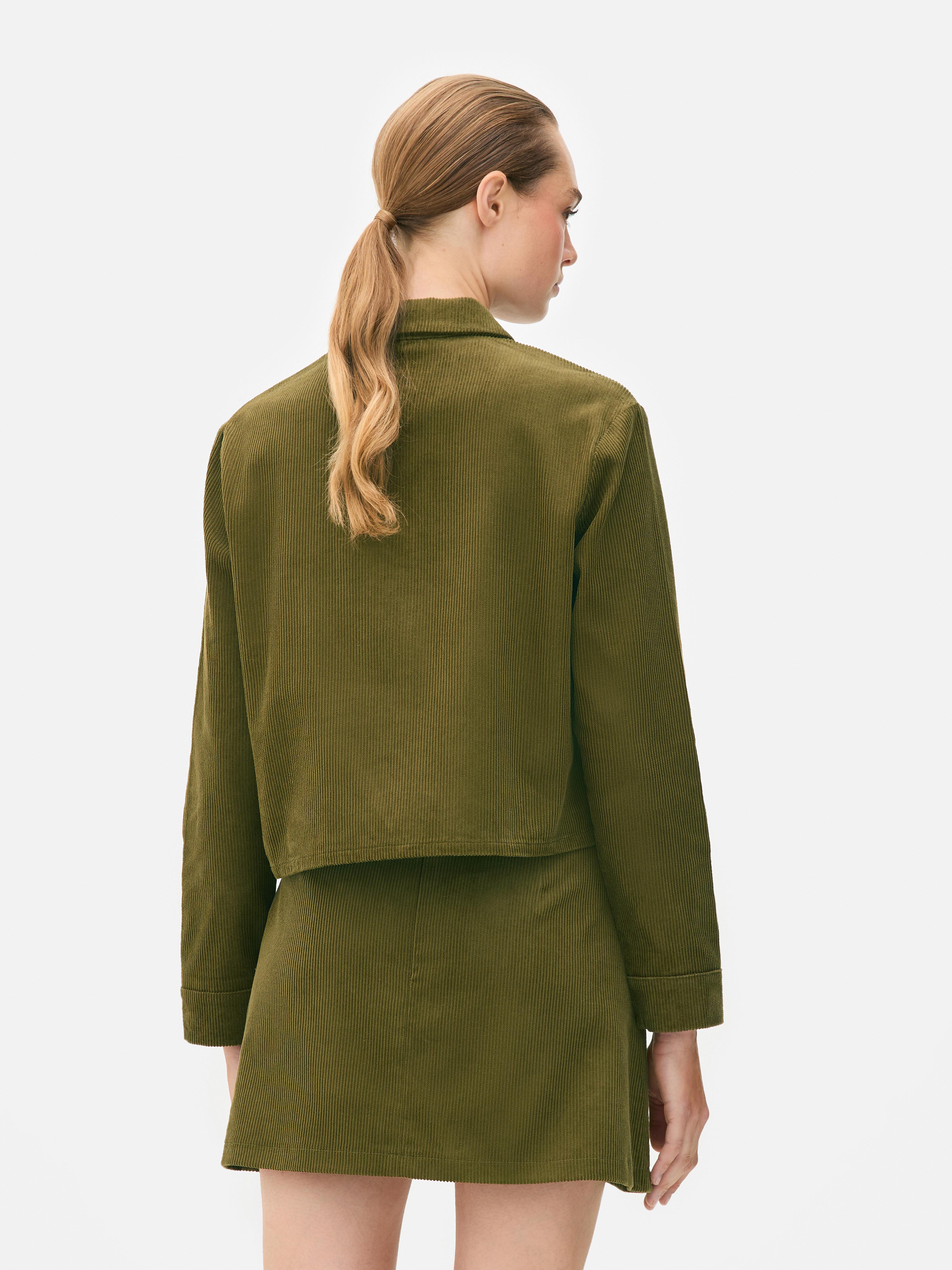 Cropped Cord Shirt