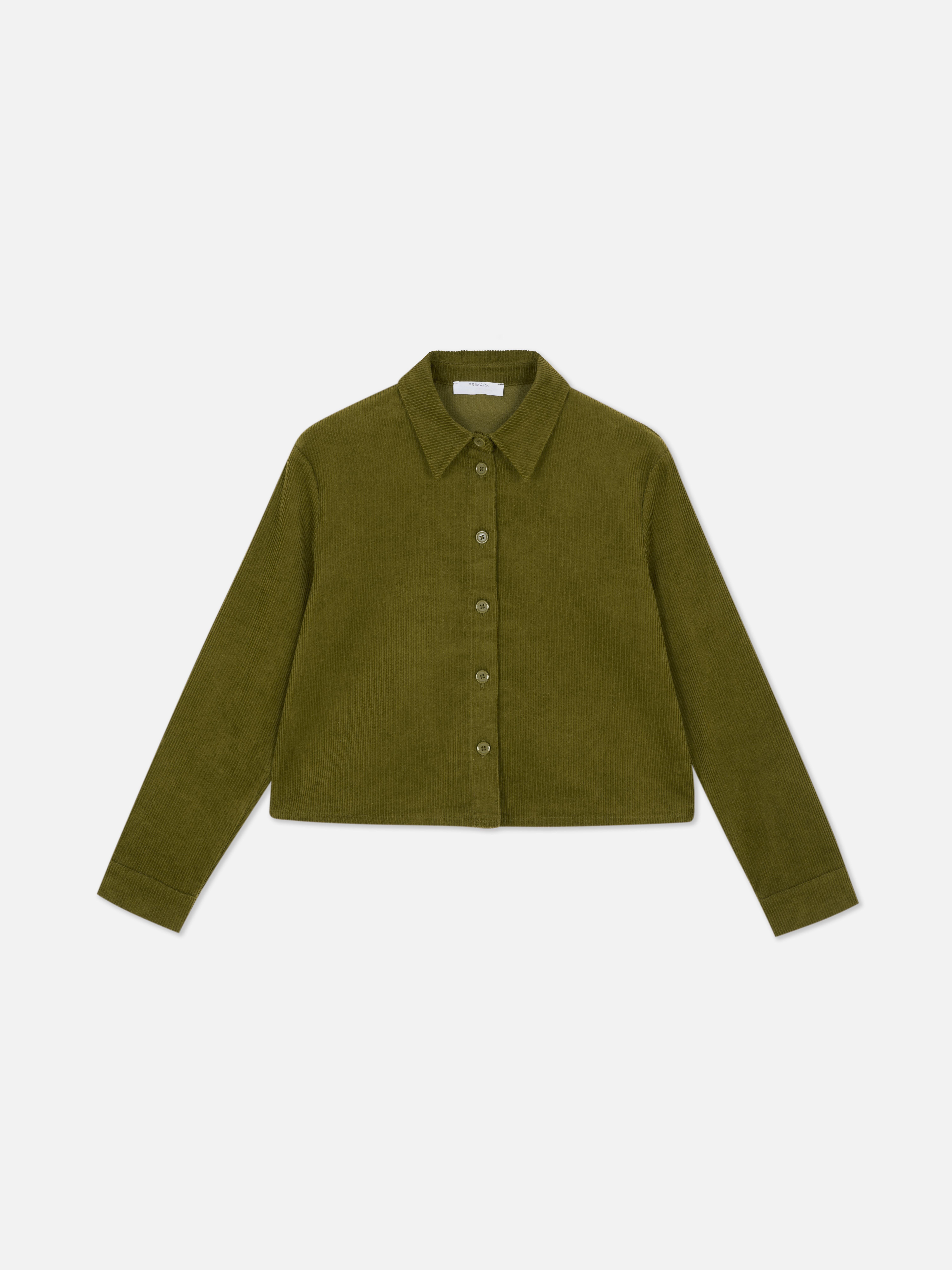 Cropped Cord Shirt