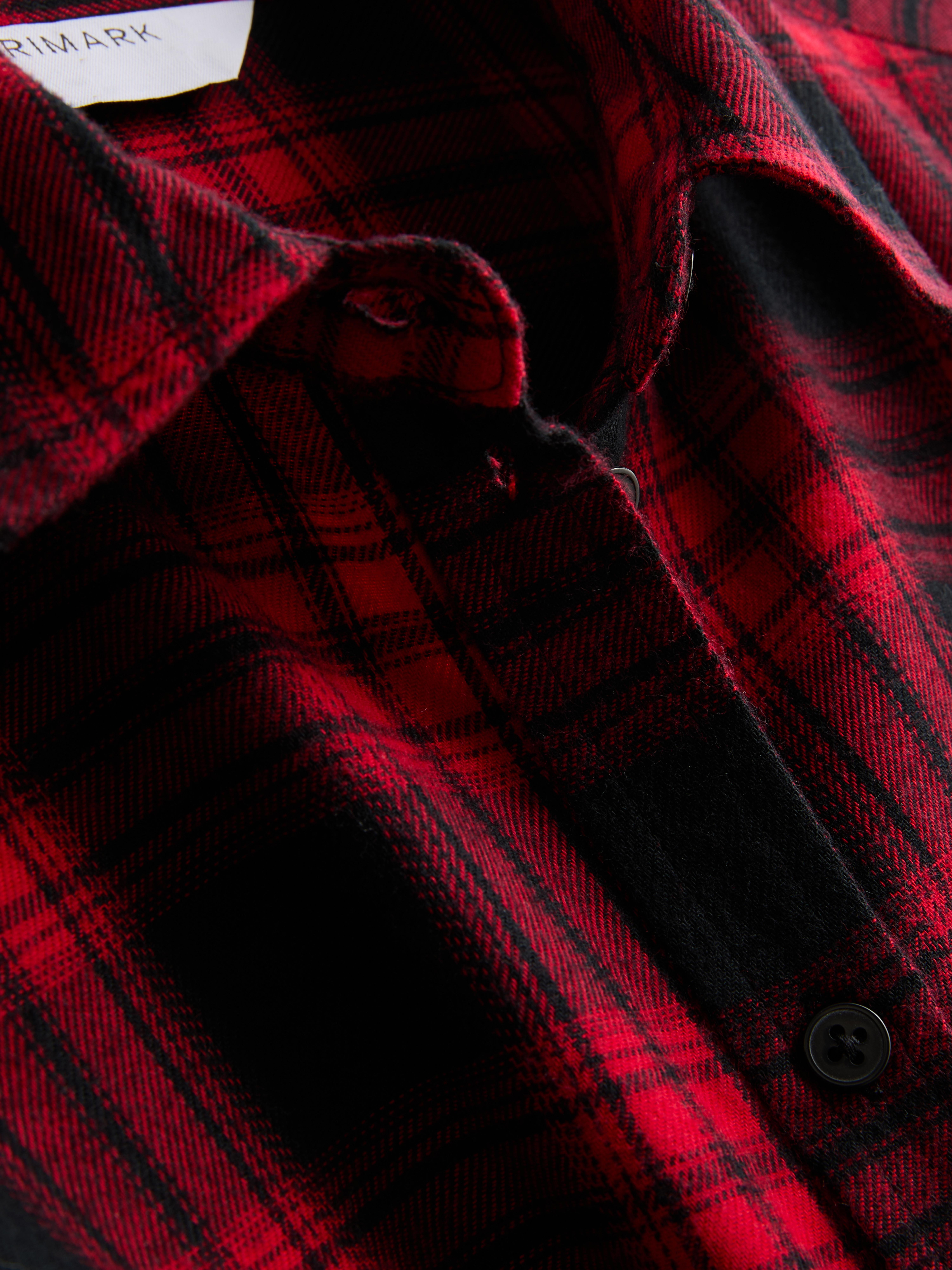 Women's Red Classic Check Shirt