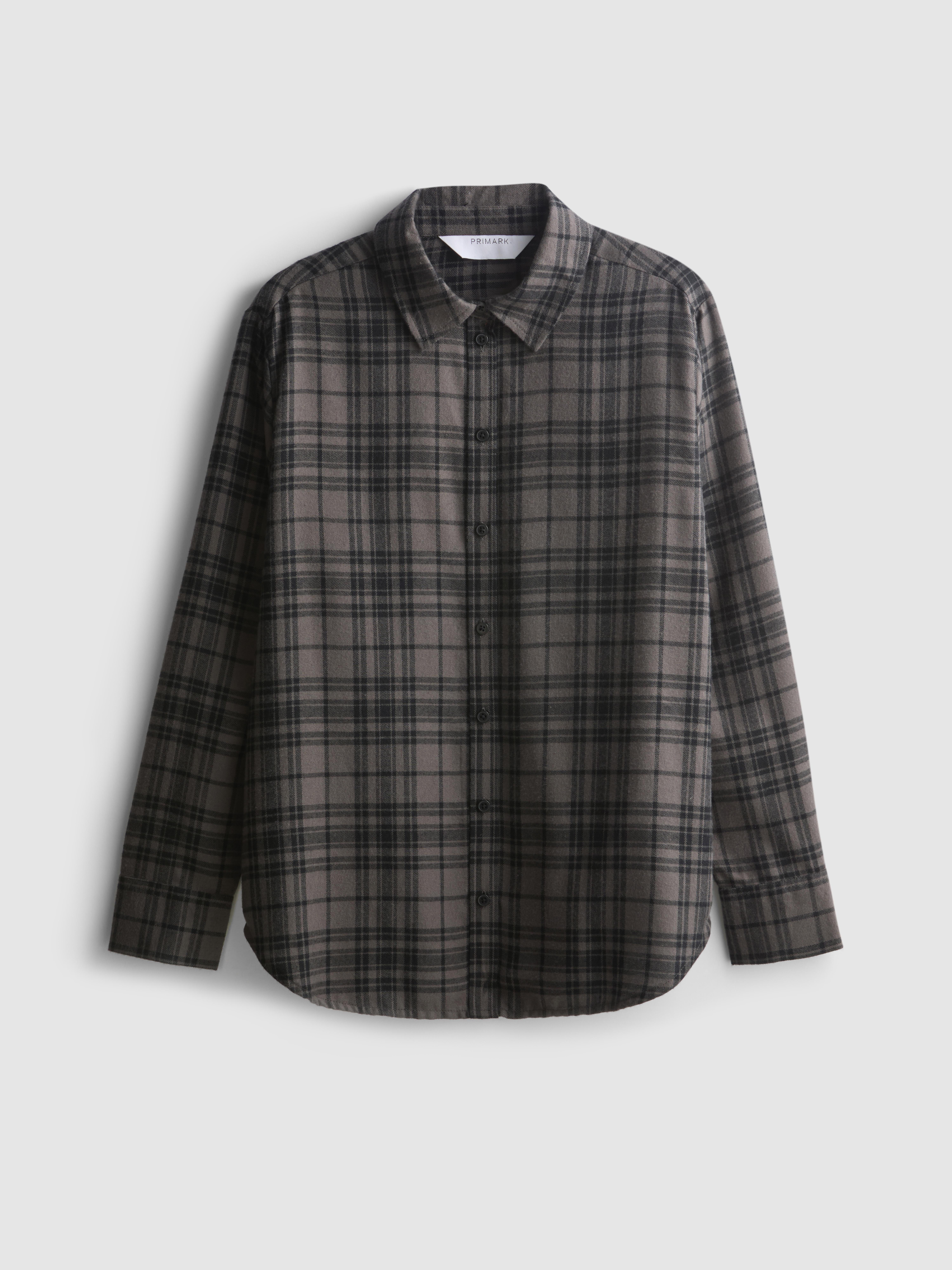Women's Charcoal Classic Check Shirt