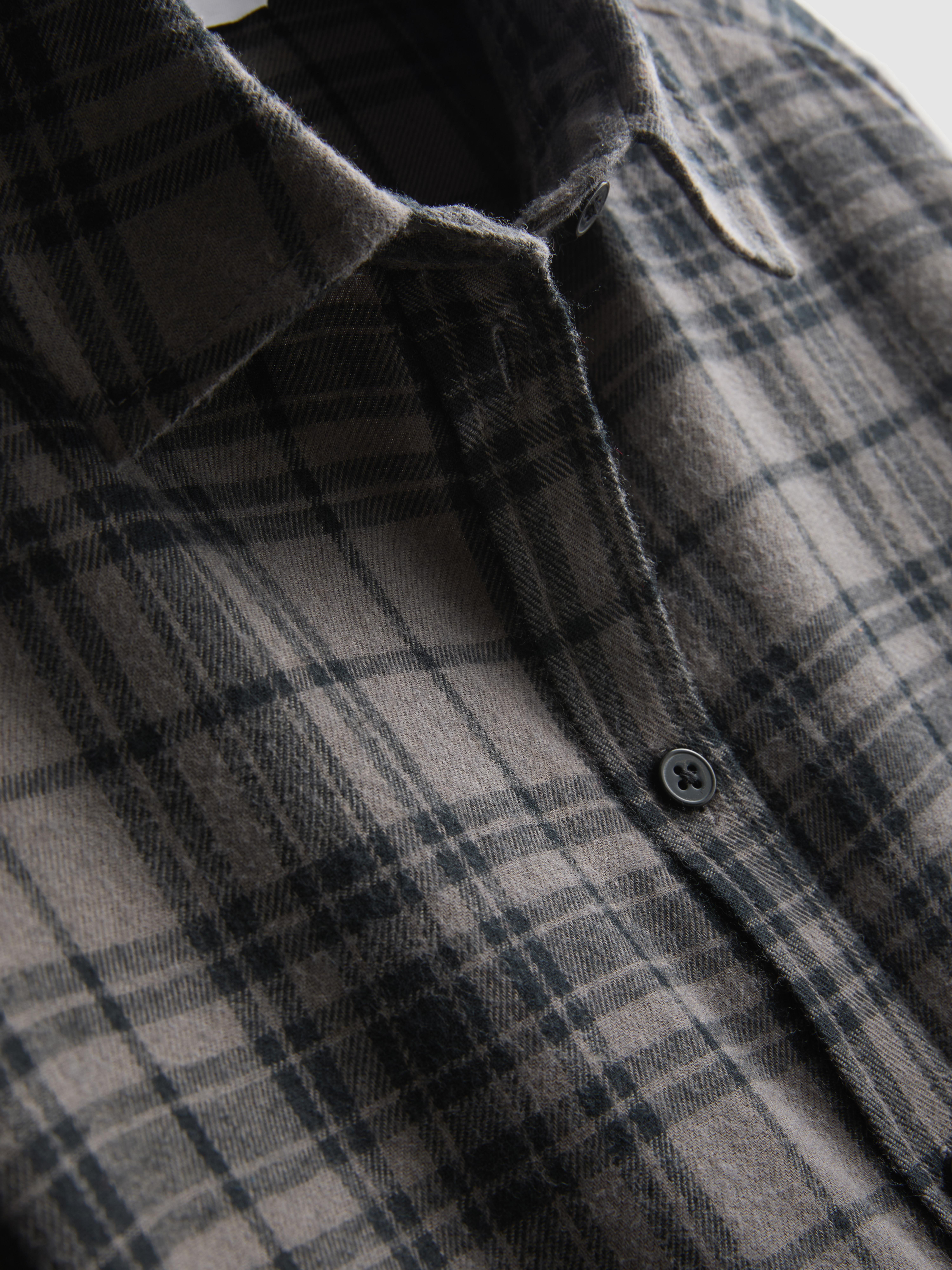 Women's Charcoal Classic Check Shirt