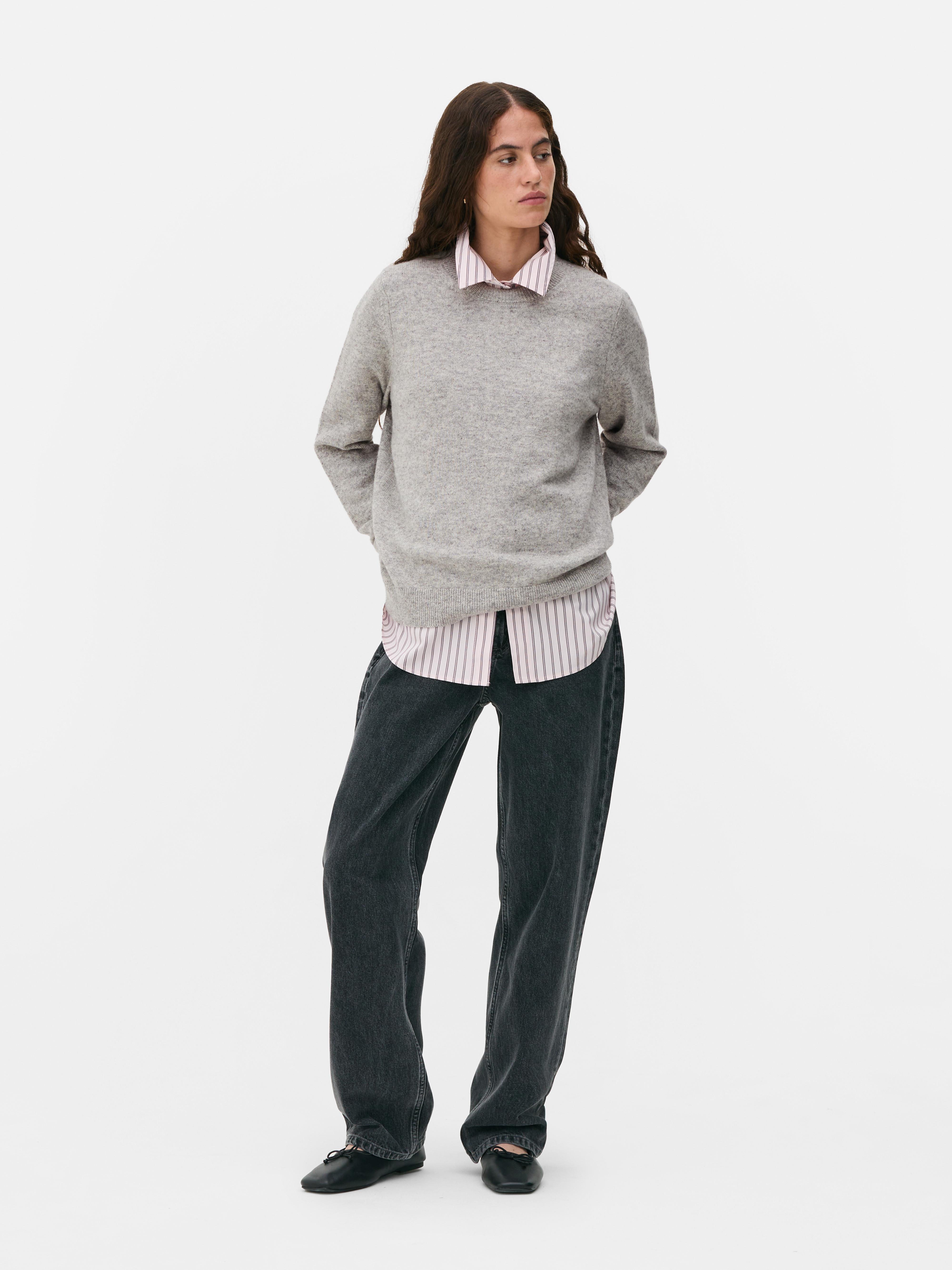 Camisola gola redonda luxo The Edit