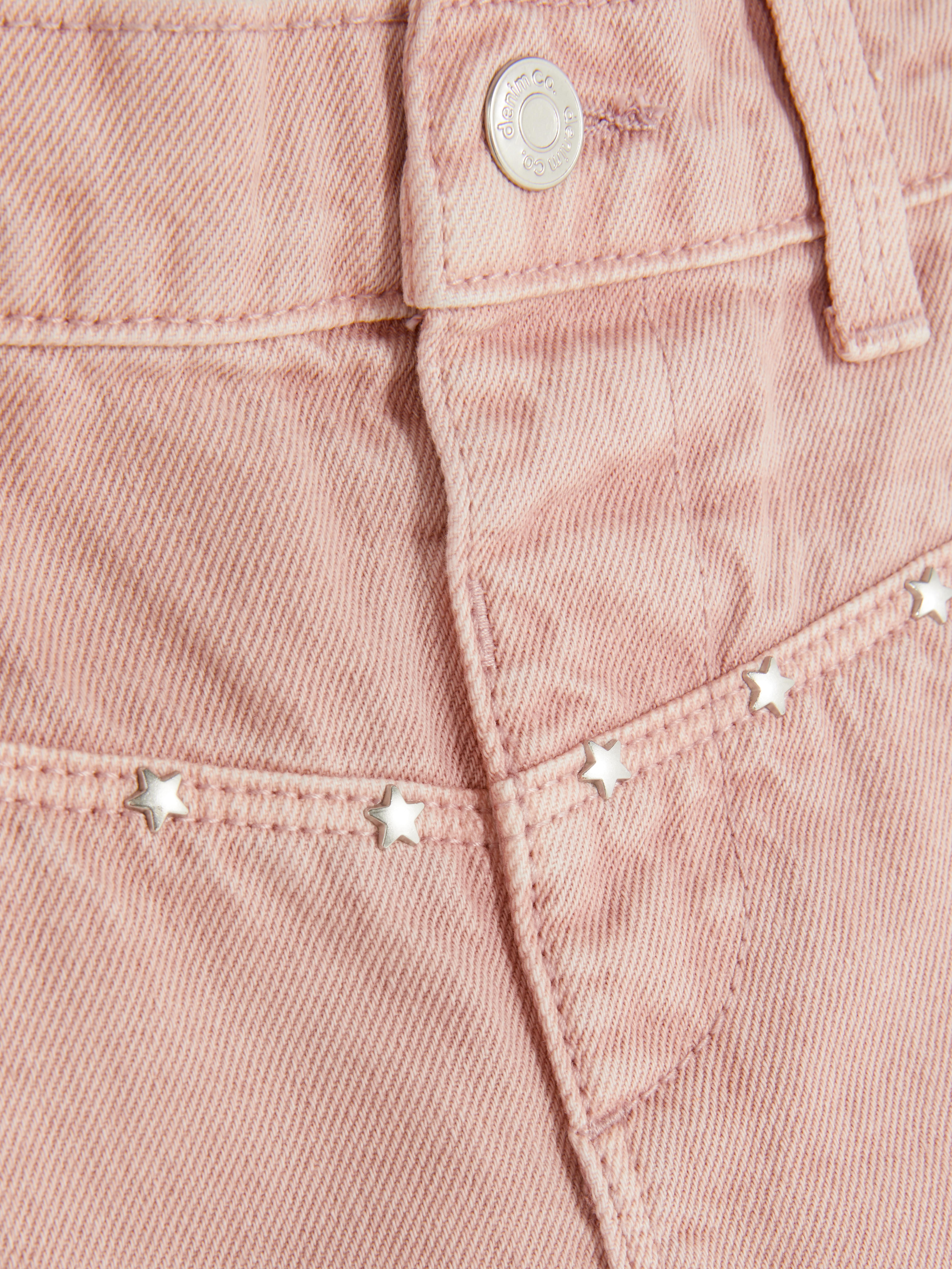 1.5-8yrs | Metallic Star Studded Flare Jeans