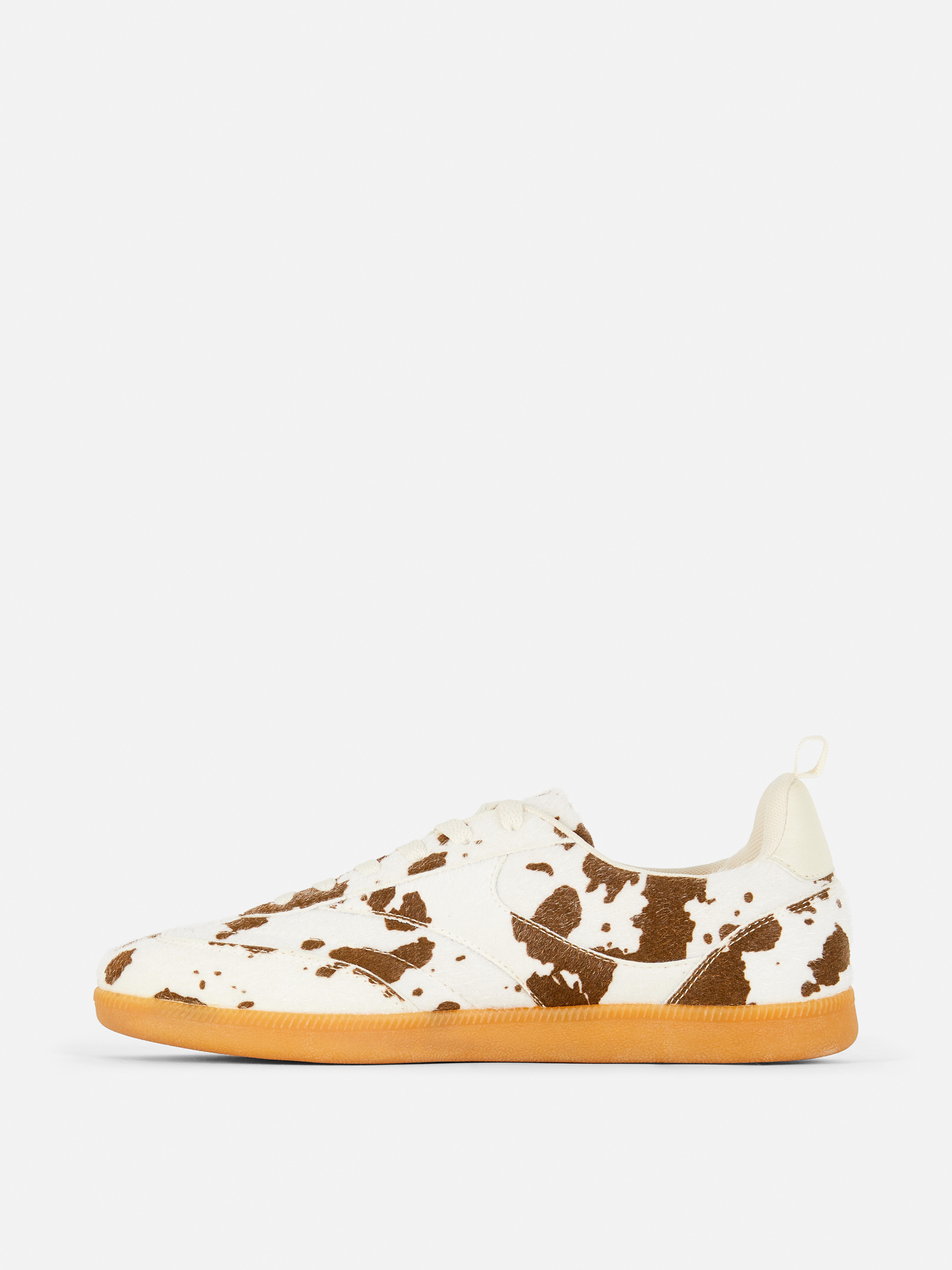 Cow Gum Sole Low Top Trainers