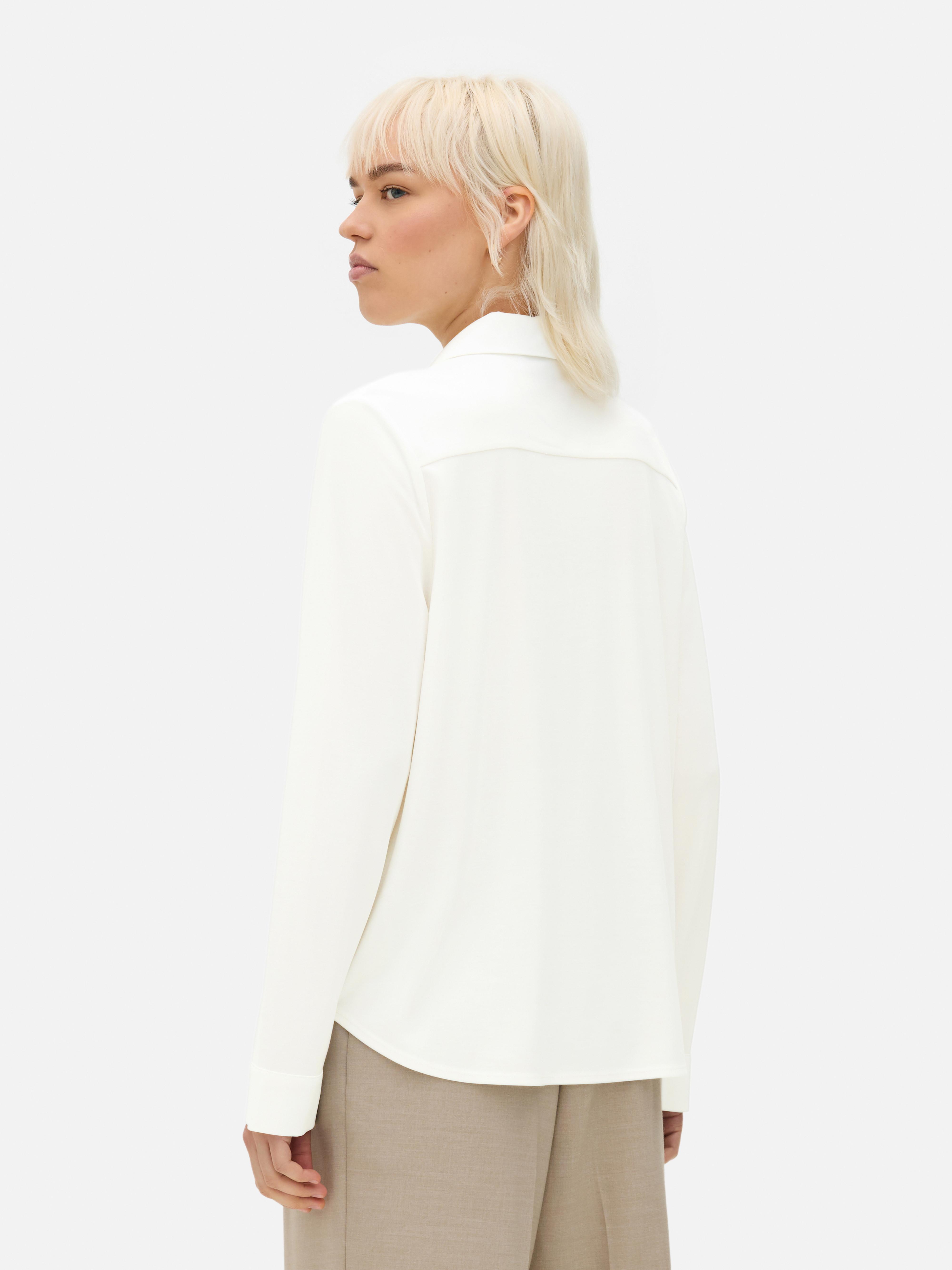 Camisa estilo pulôver malha larga