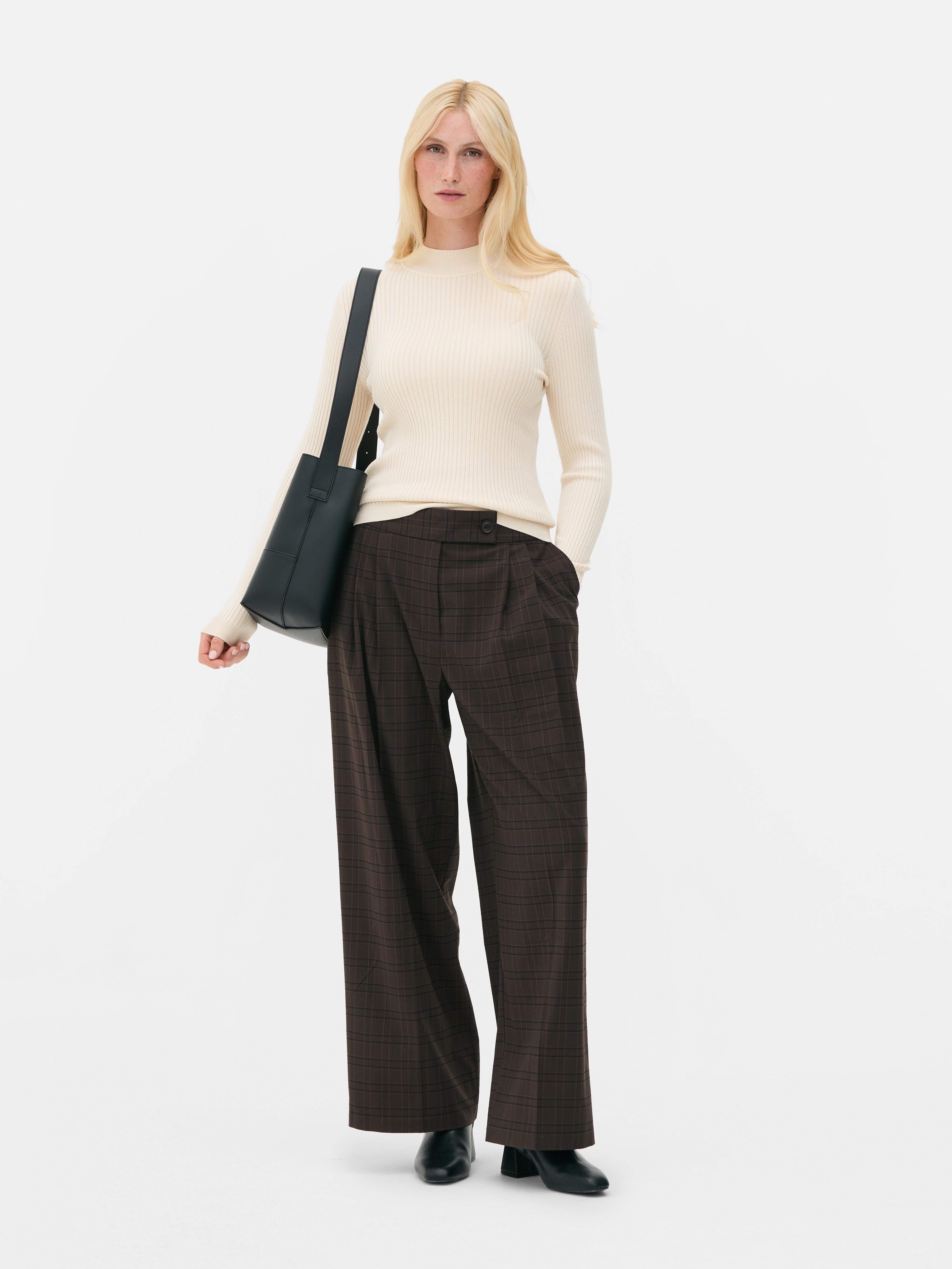 Ribbed Turtleneck Sweater