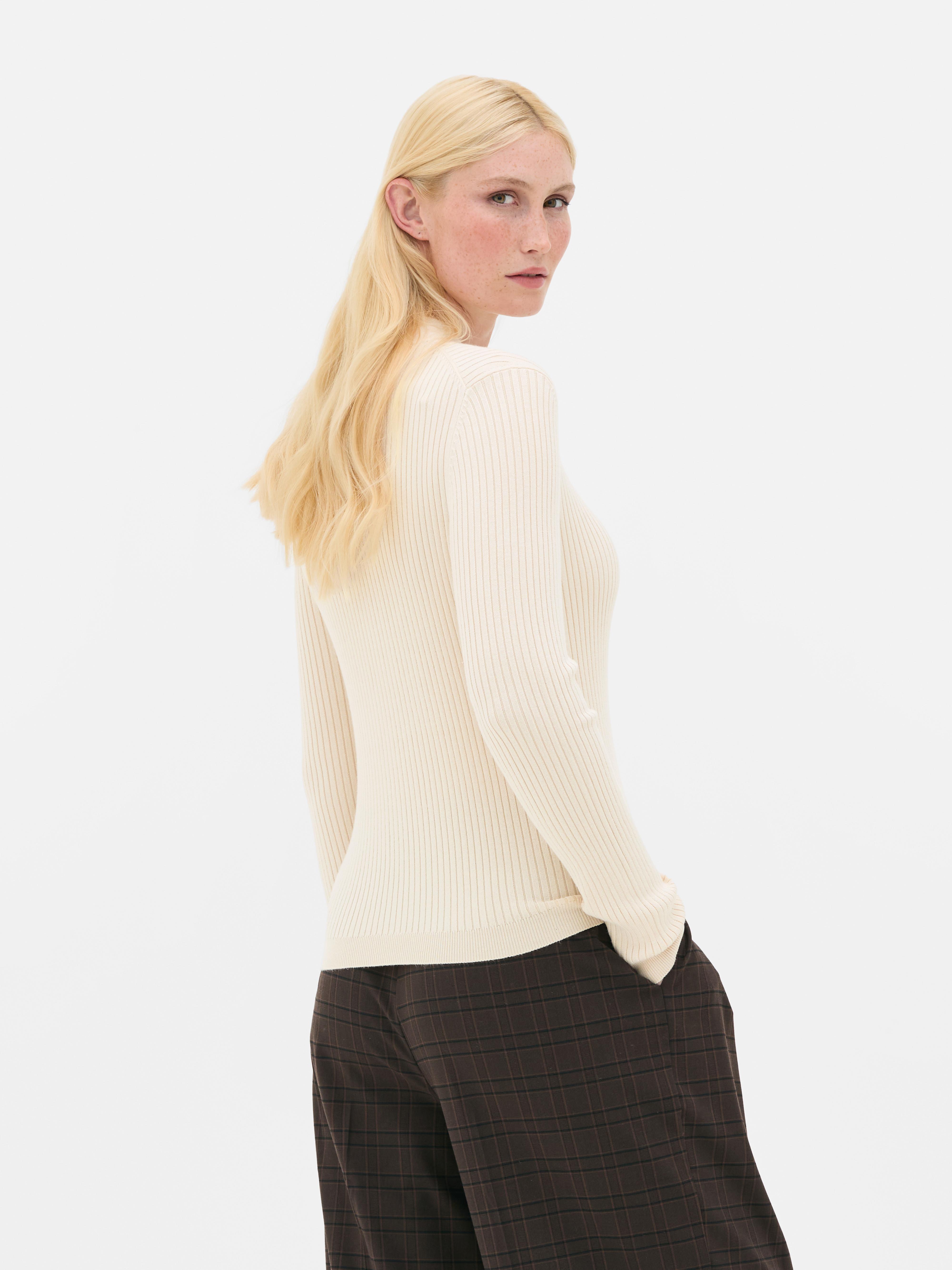 Ribbed Turtleneck Sweater