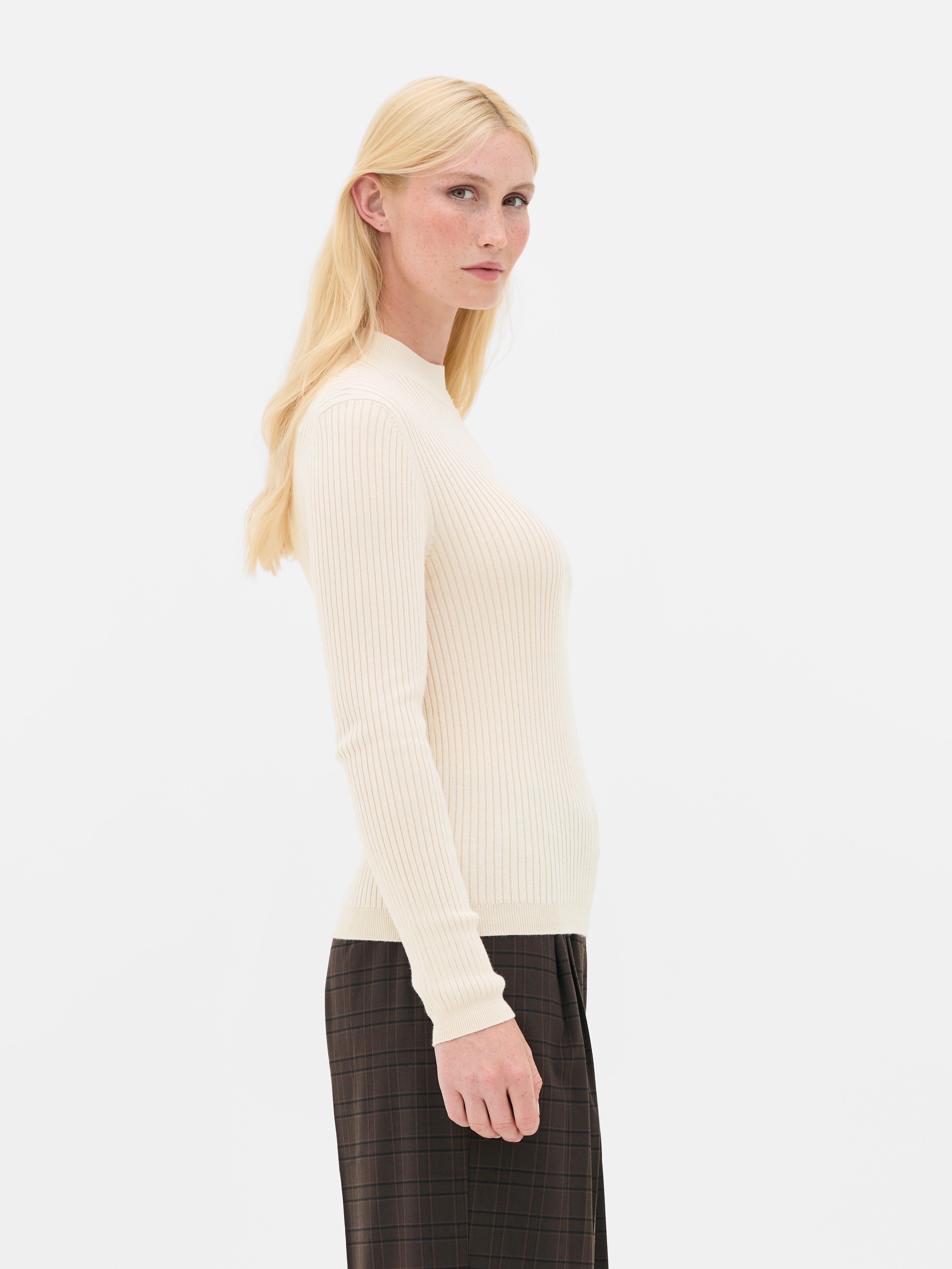 Ribbed Turtleneck Sweater