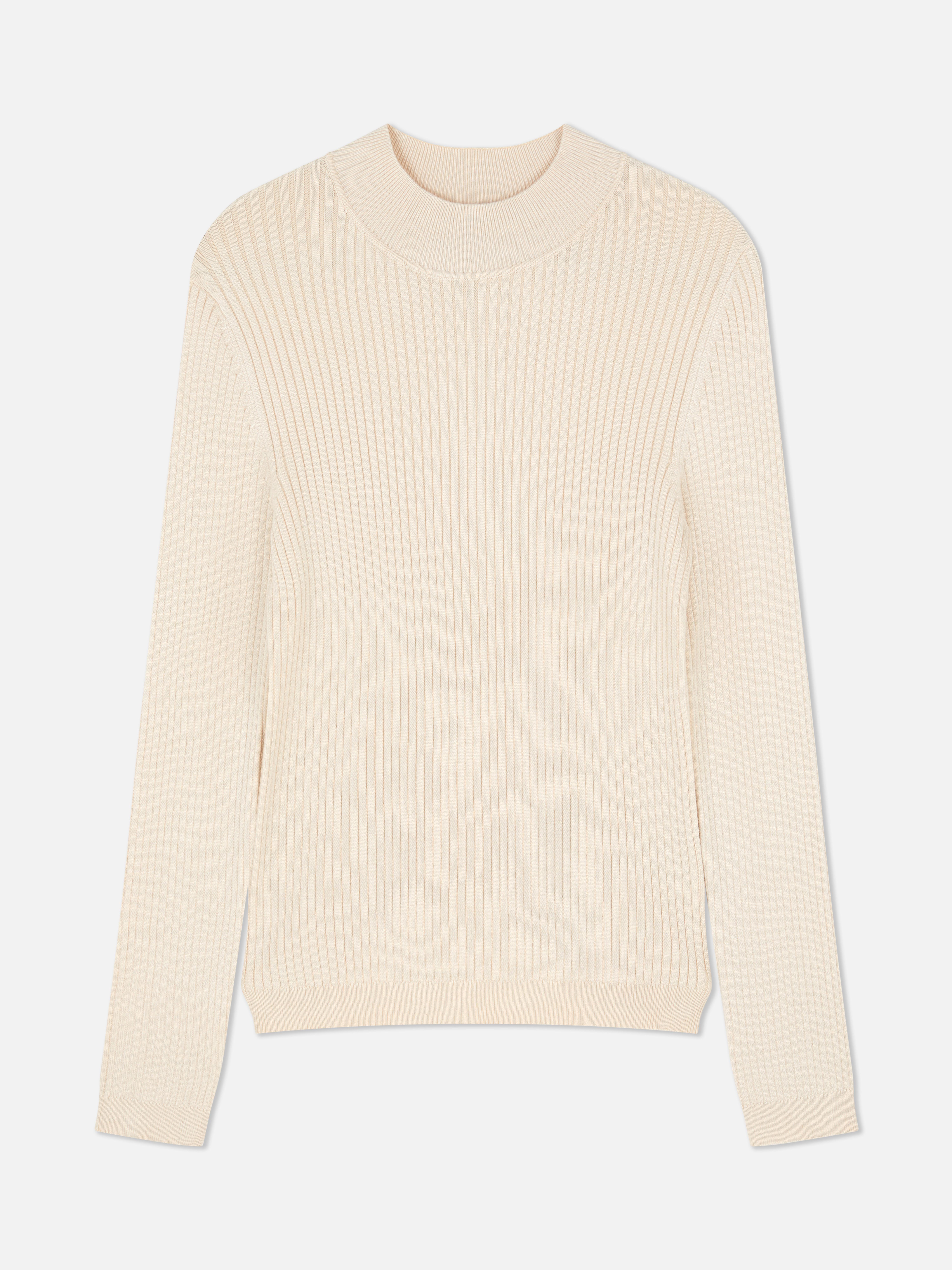 Ribbed Turtleneck Sweater