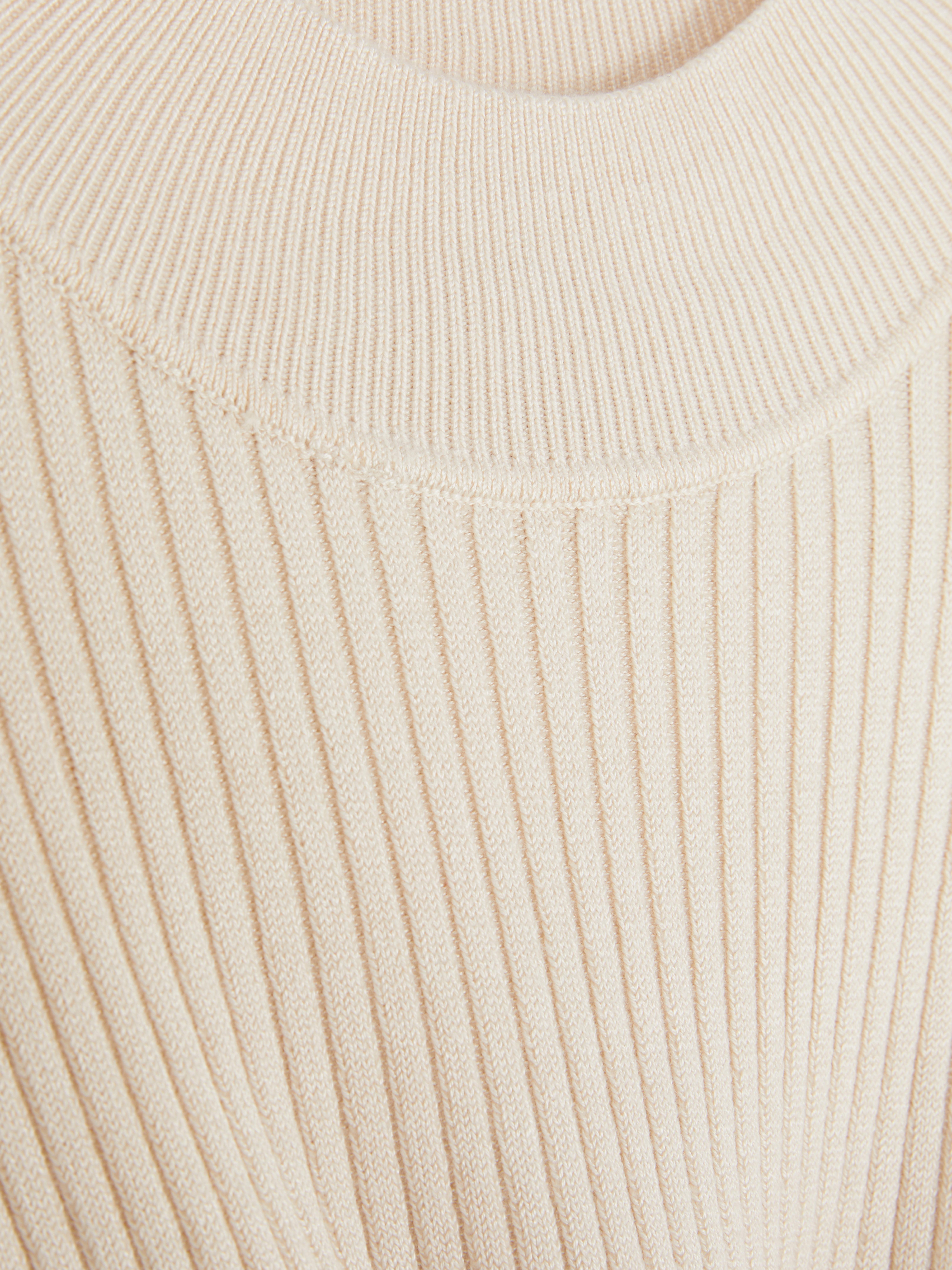Ribbed Turtleneck Sweater