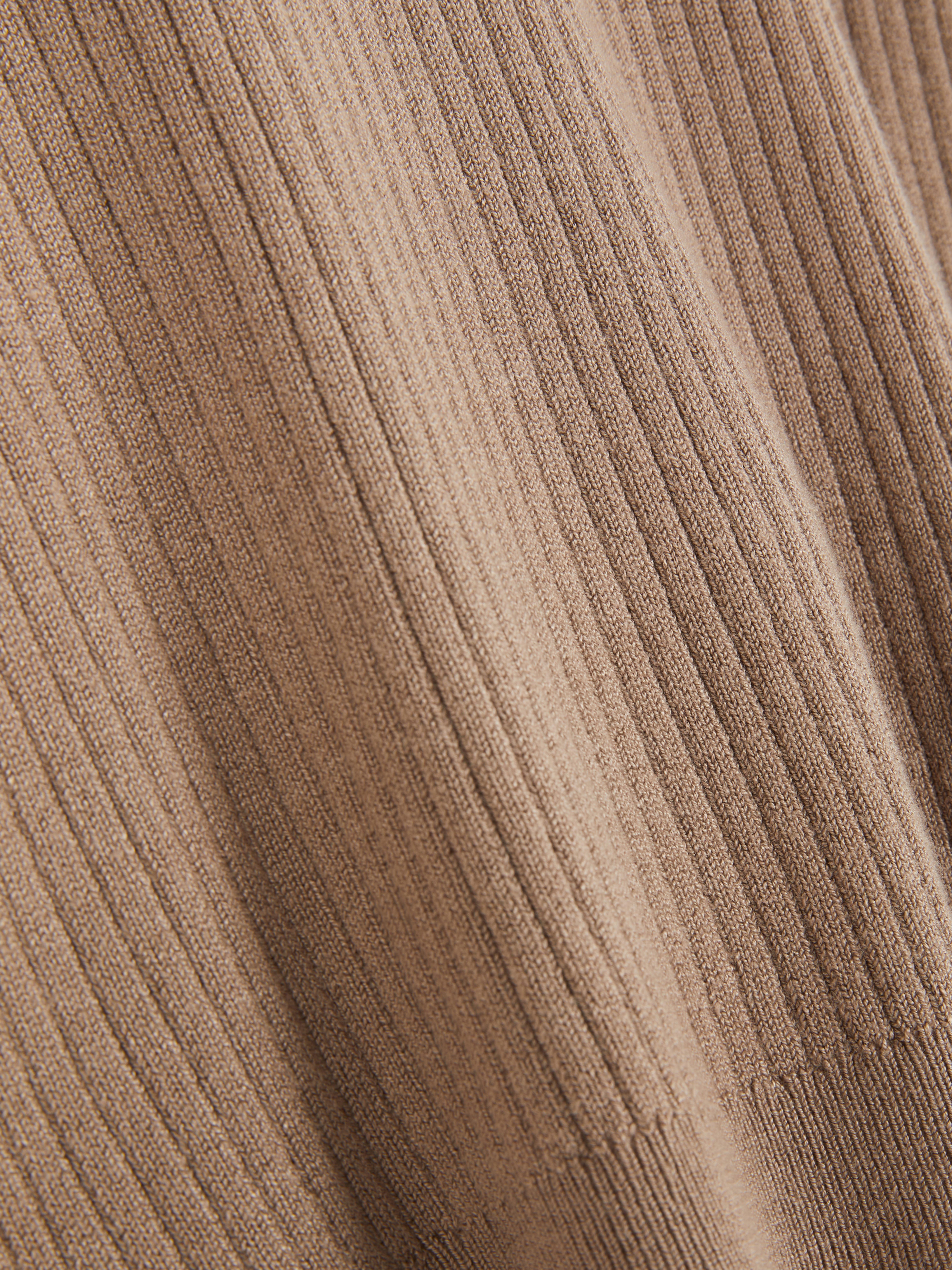 Ribbed Turtleneck Sweater