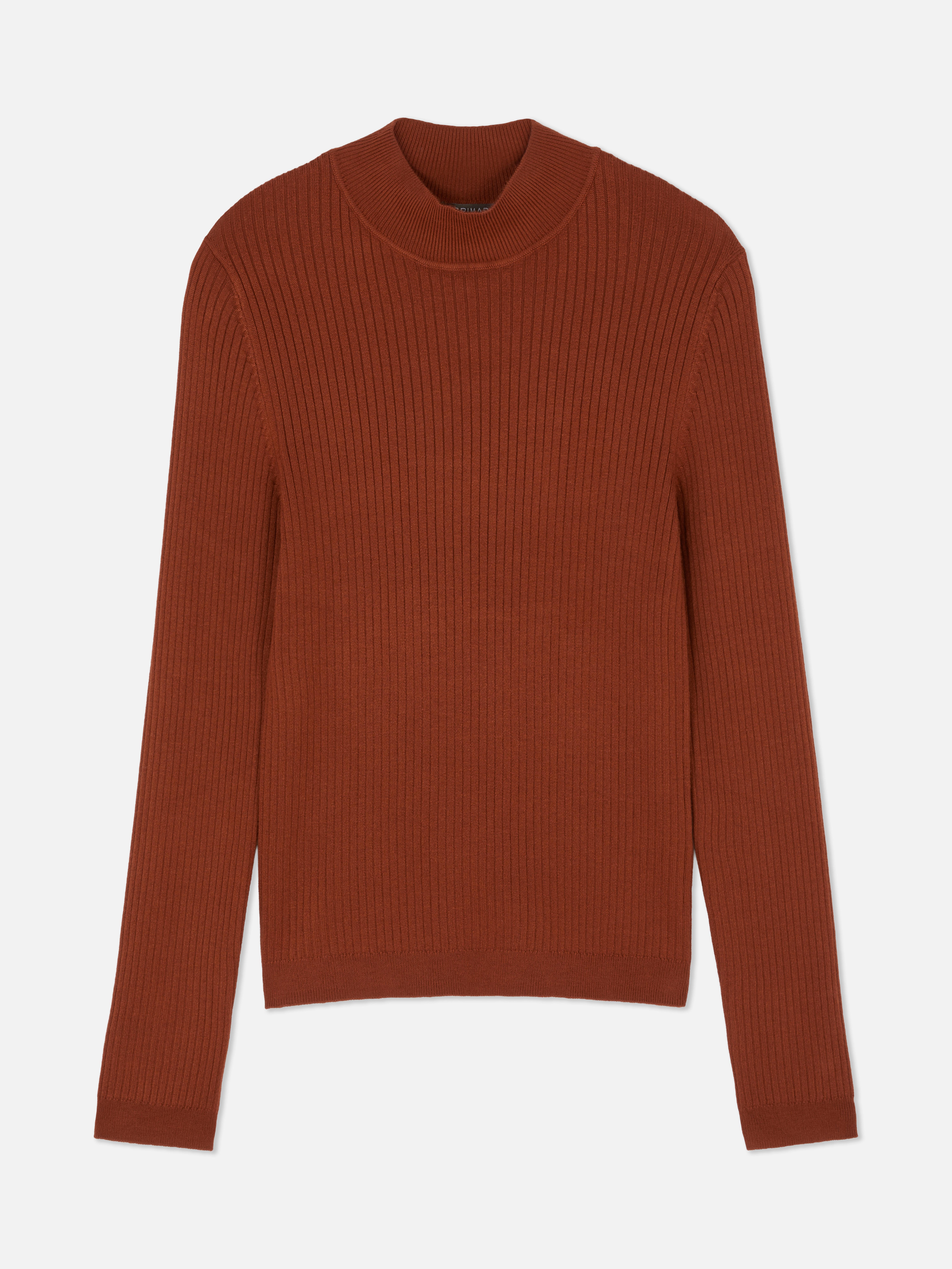 Ribbed Turtleneck Sweater
