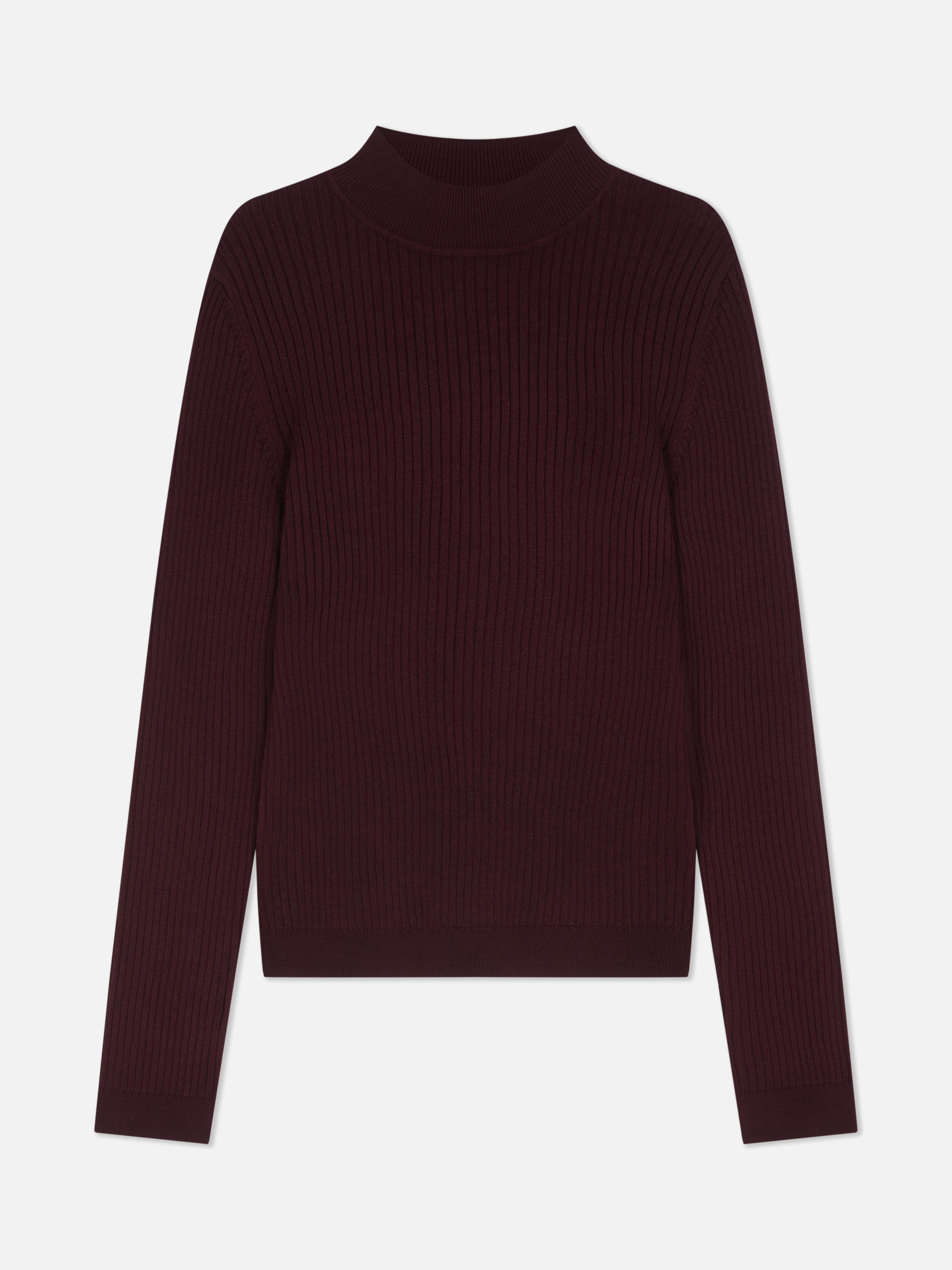 Ribbed Turtleneck Sweater