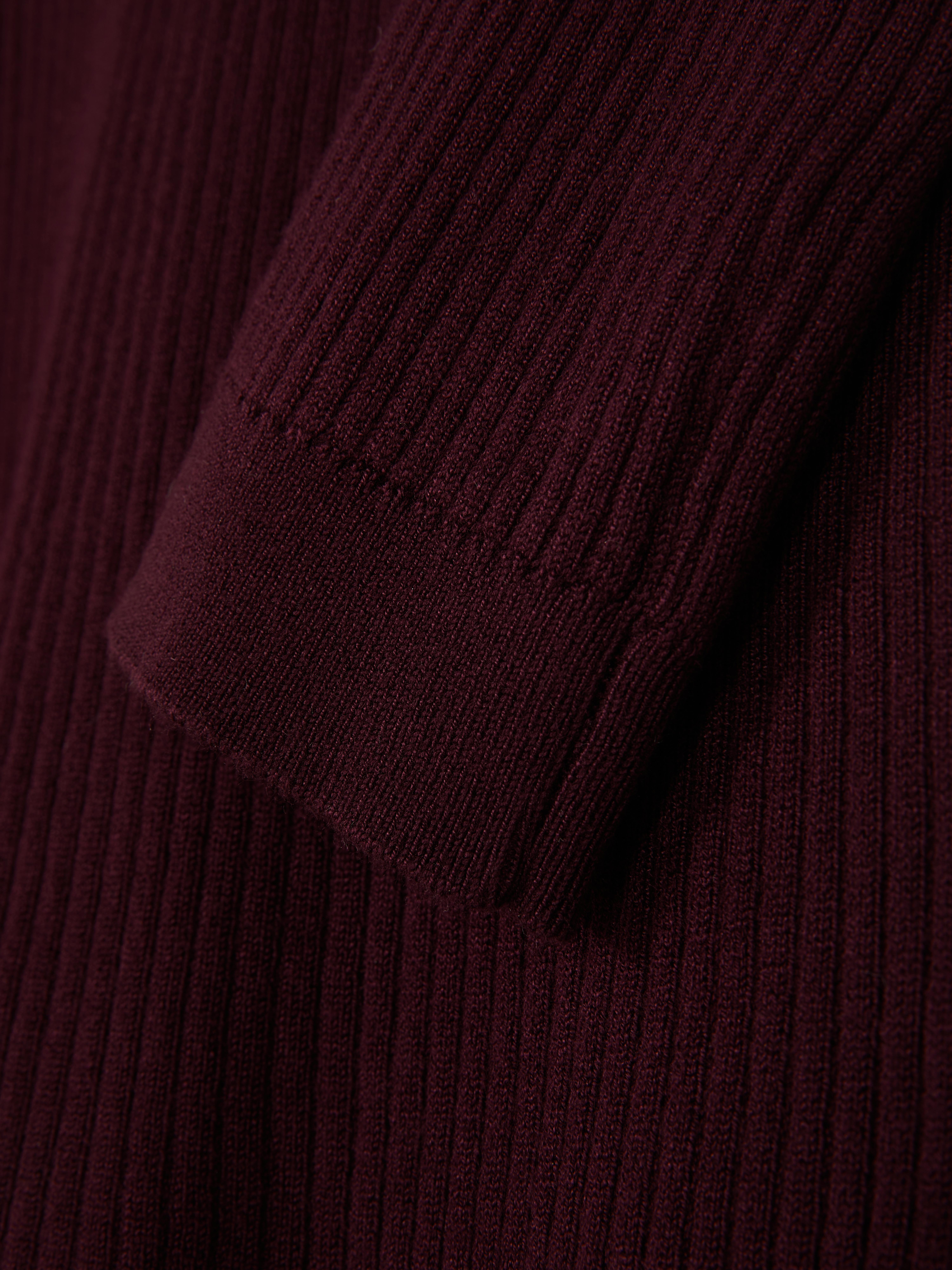 Ribbed Turtleneck Sweater
