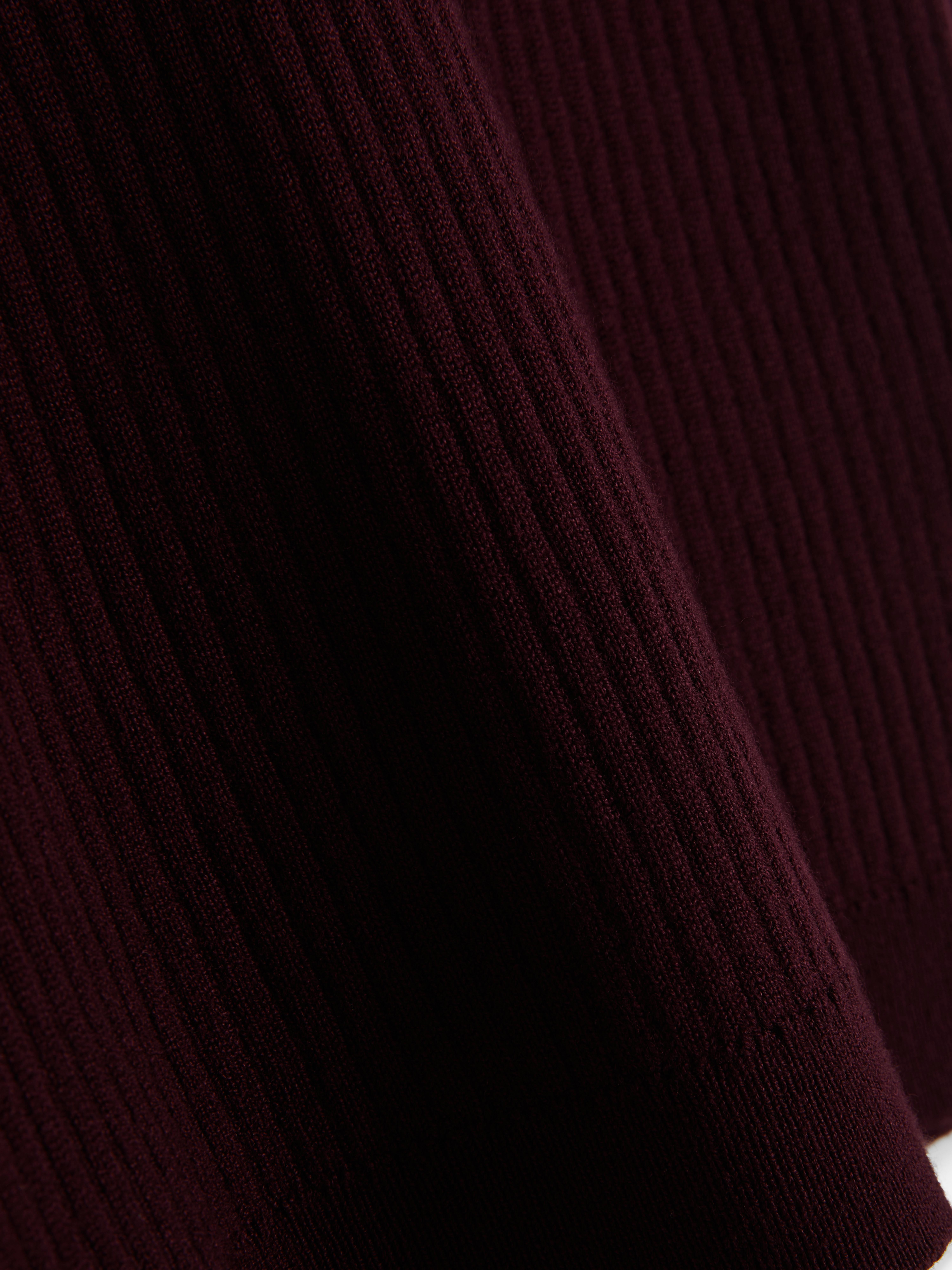 Ribbed Turtleneck Sweater
