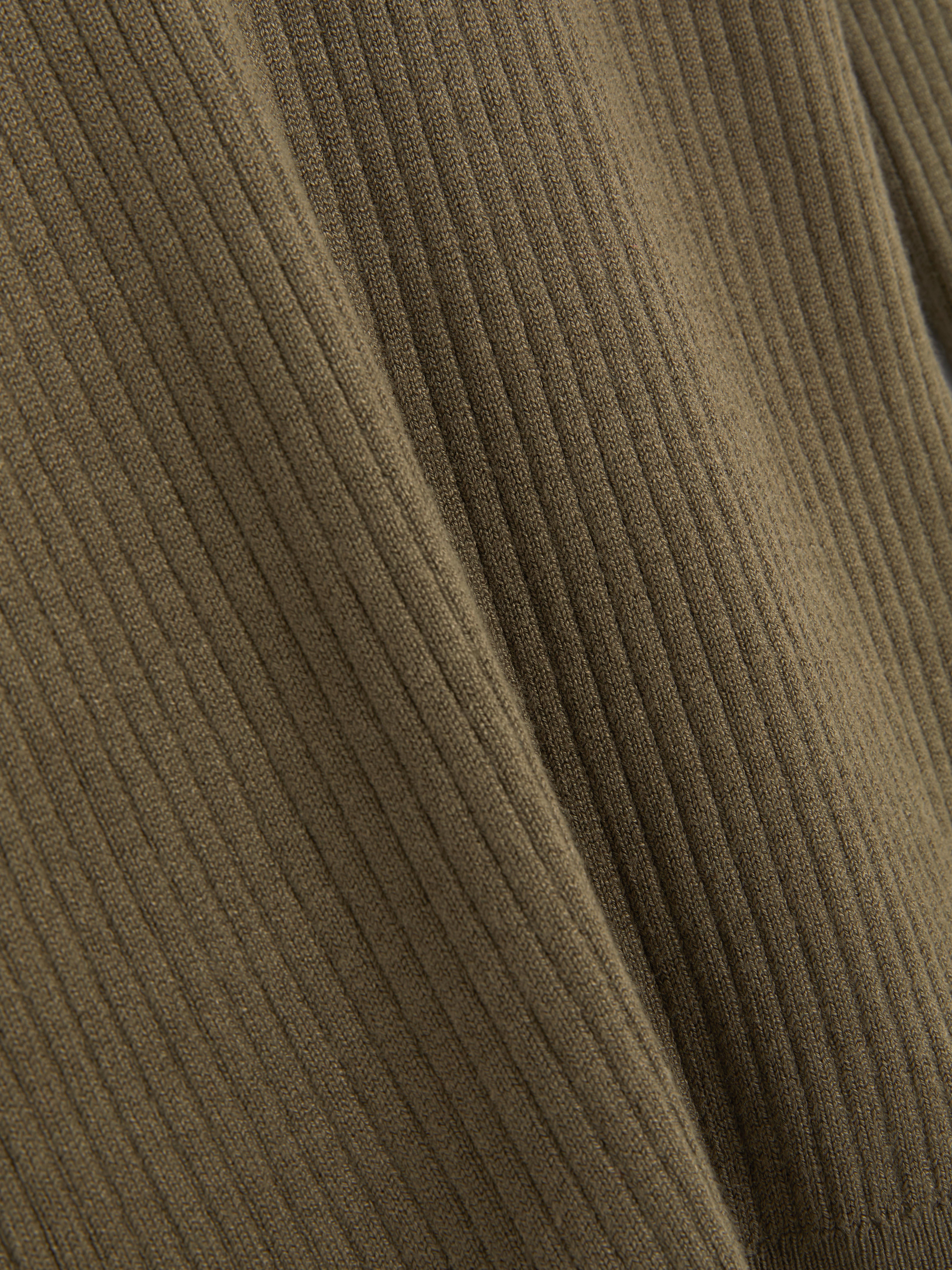 Ribbed Turtleneck Sweater