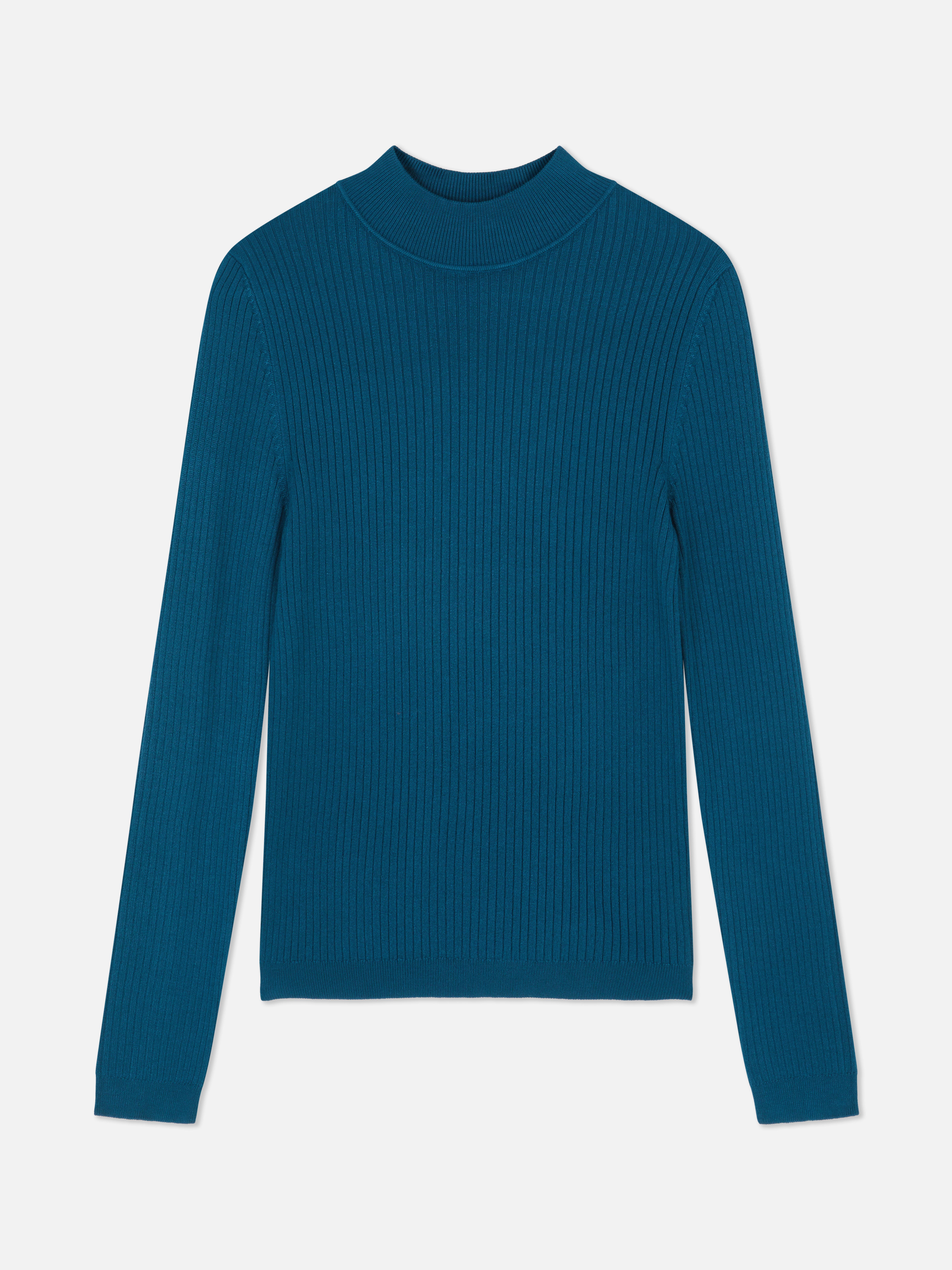 Ribbed Turtleneck Sweater