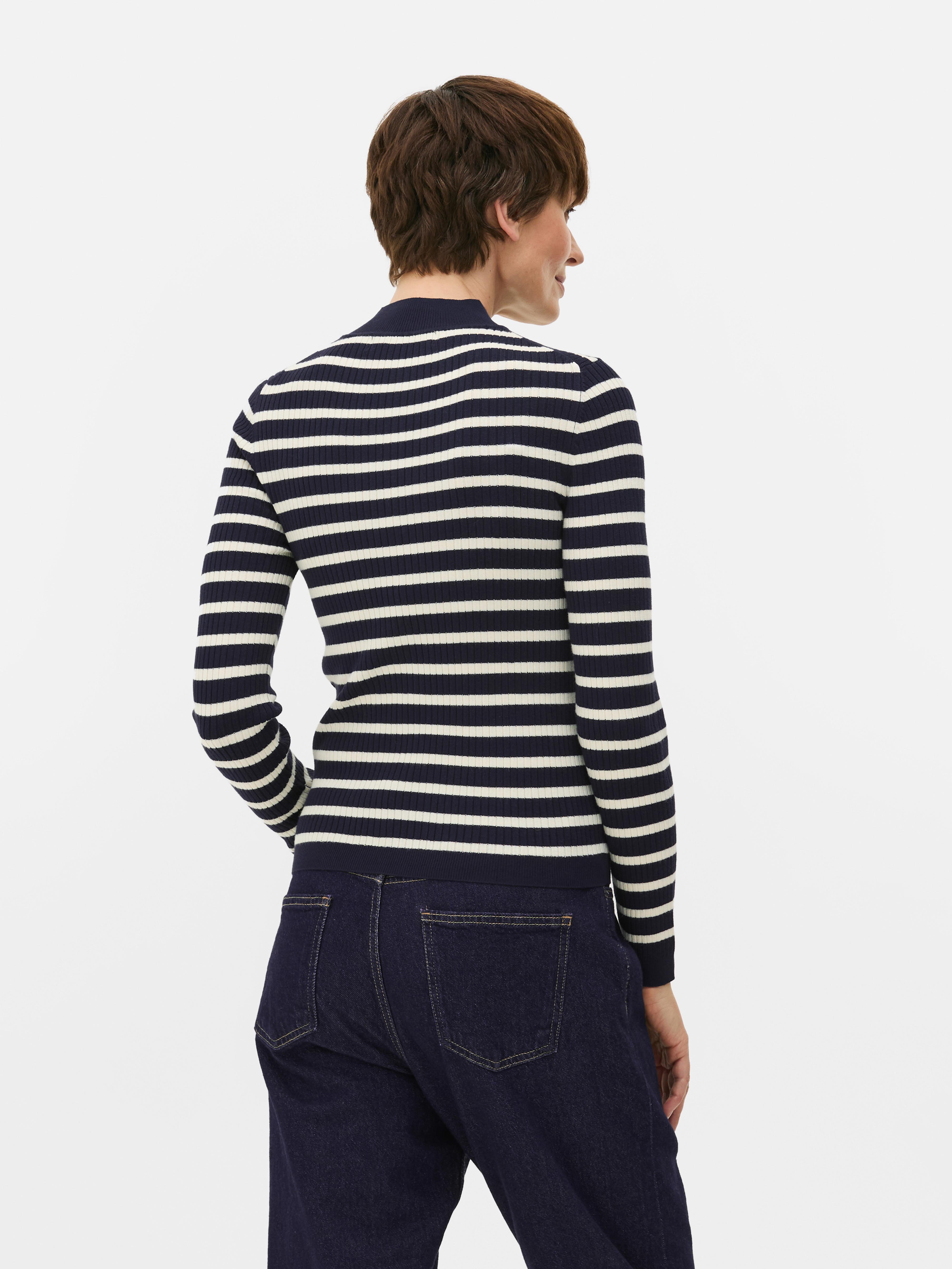Ribbed Turtleneck Sweater