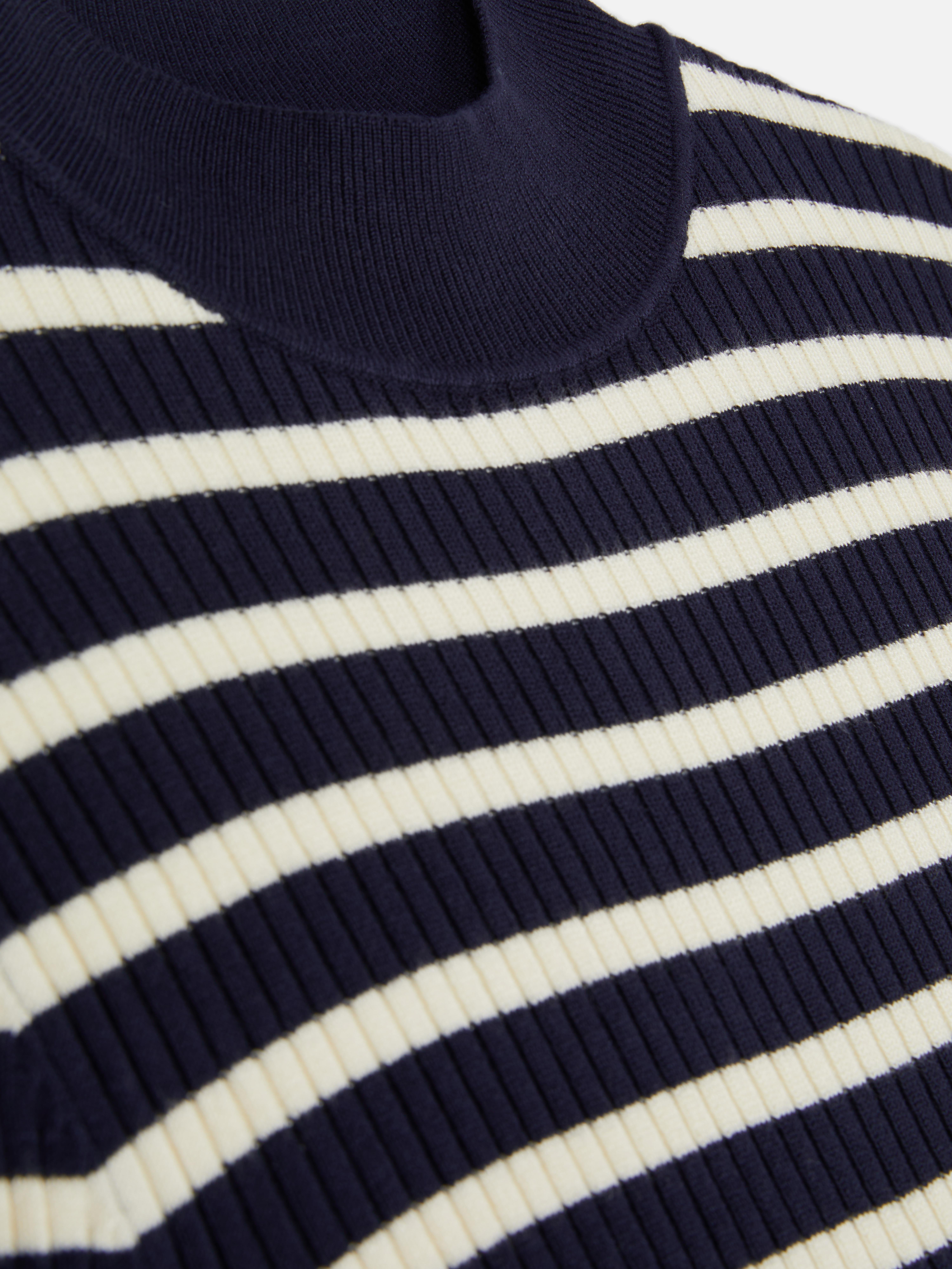 Ribbed Turtleneck Sweater