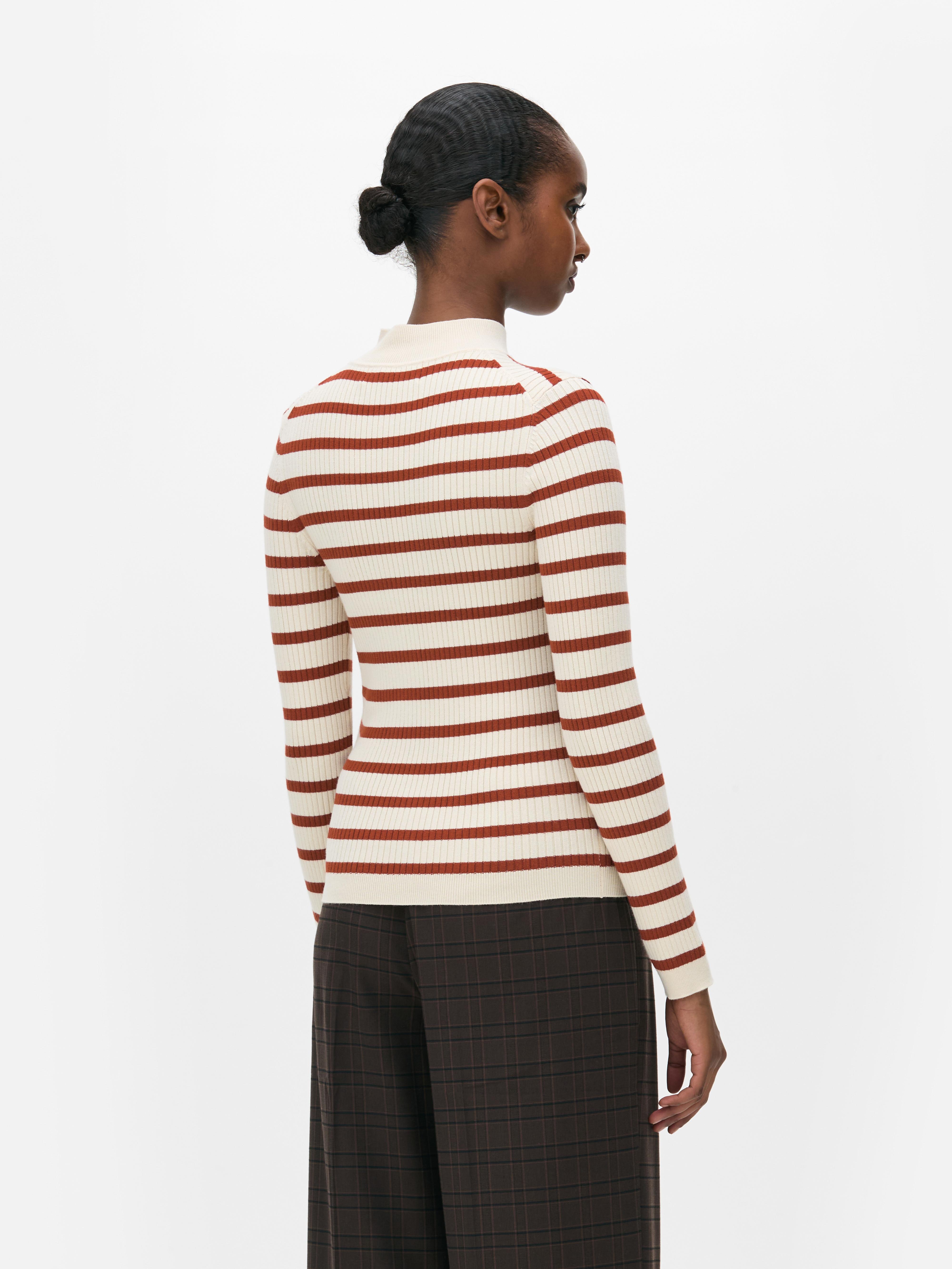 Ribbed Turtleneck Sweater