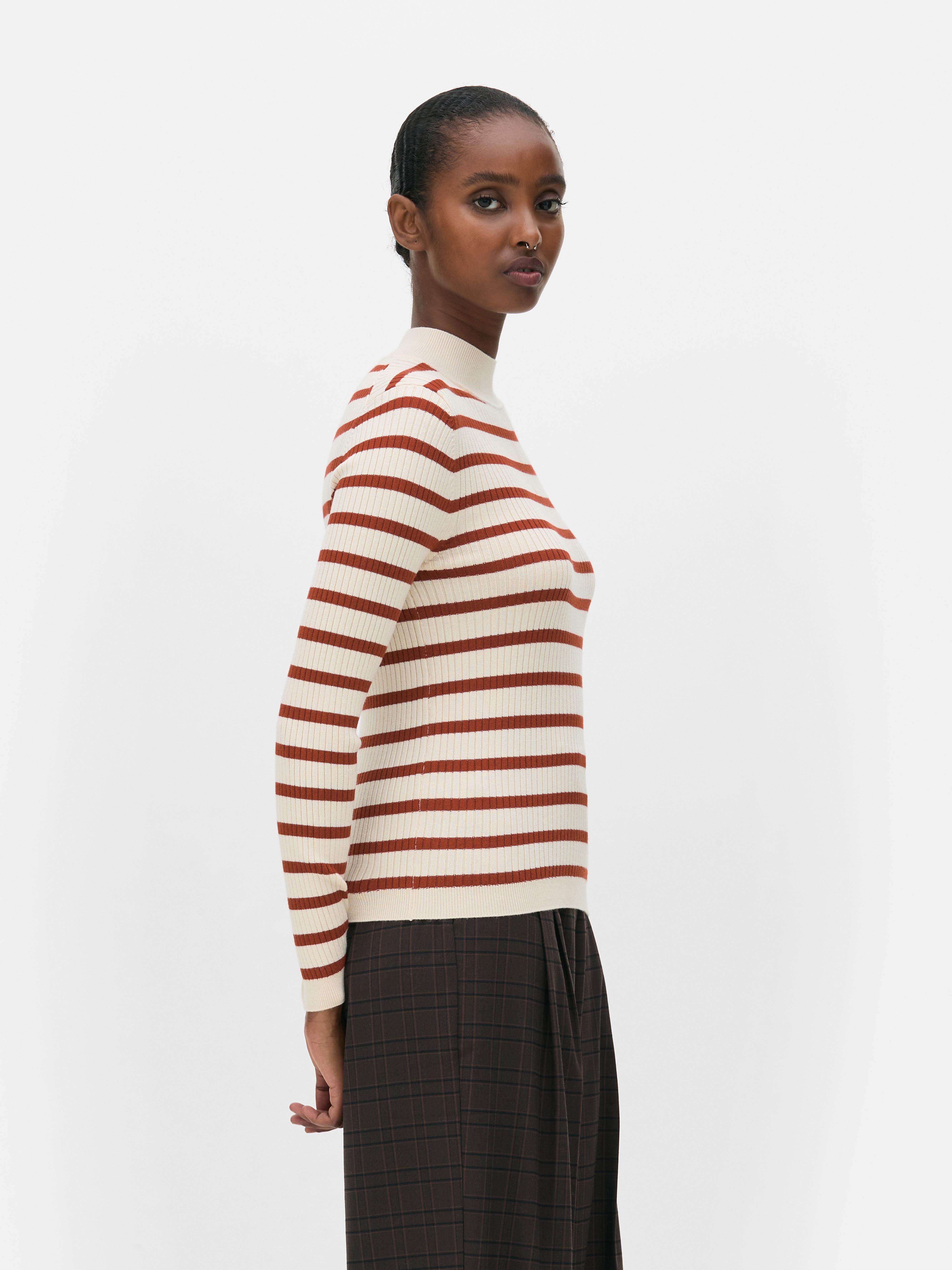 Ribbed Turtleneck Sweater