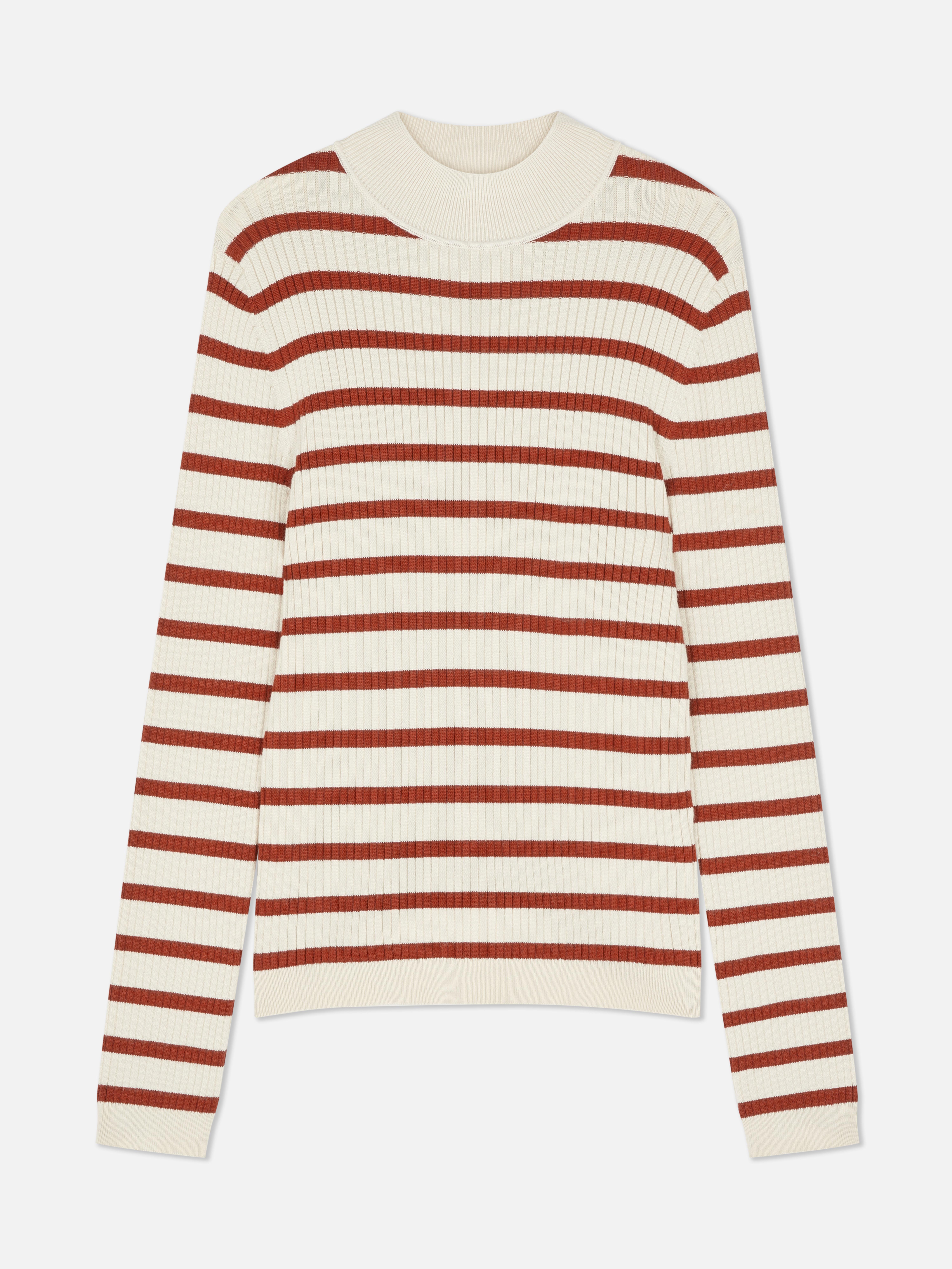 Ribbed Turtleneck Sweater
