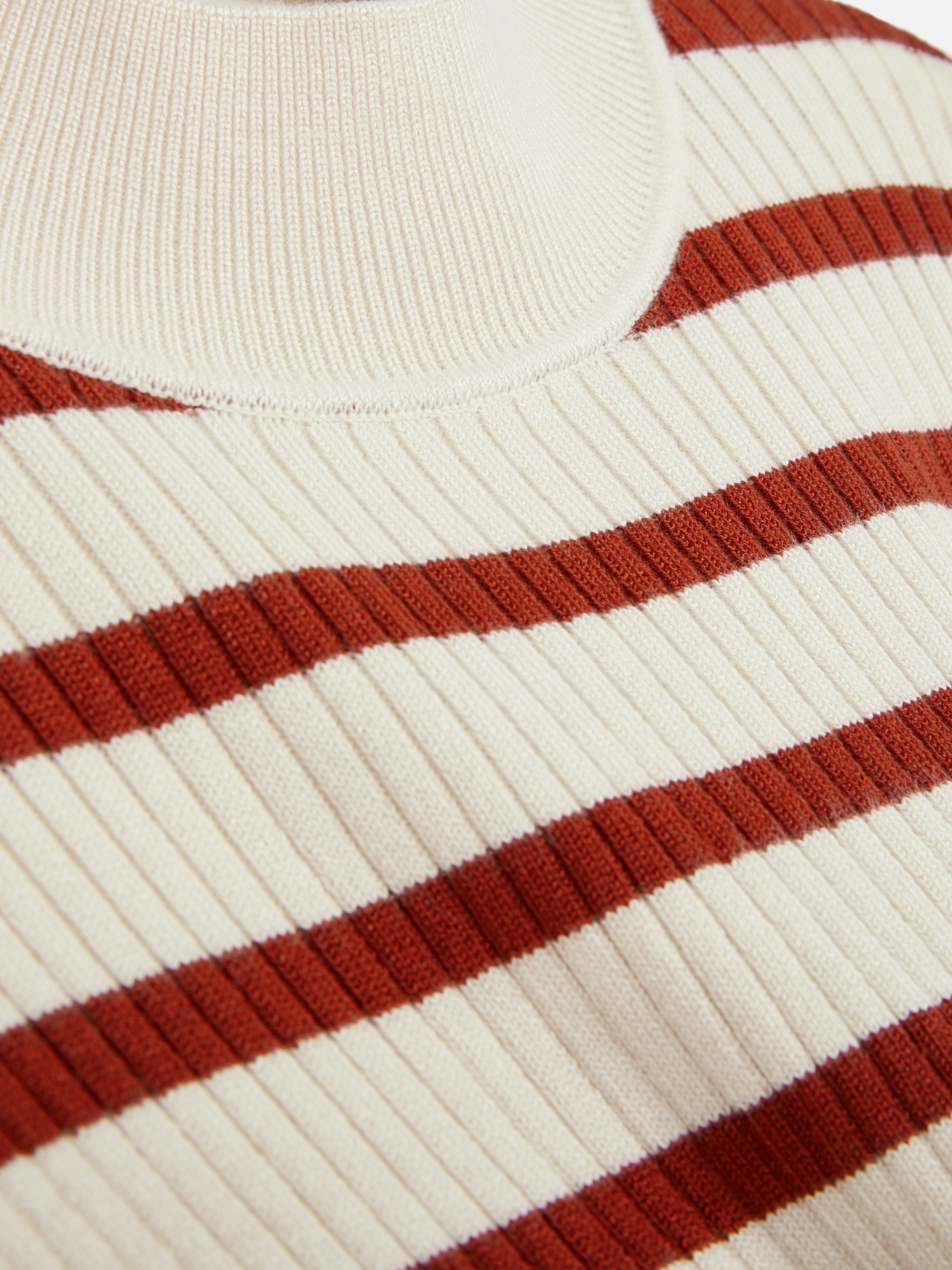 Ribbed Turtleneck Sweater