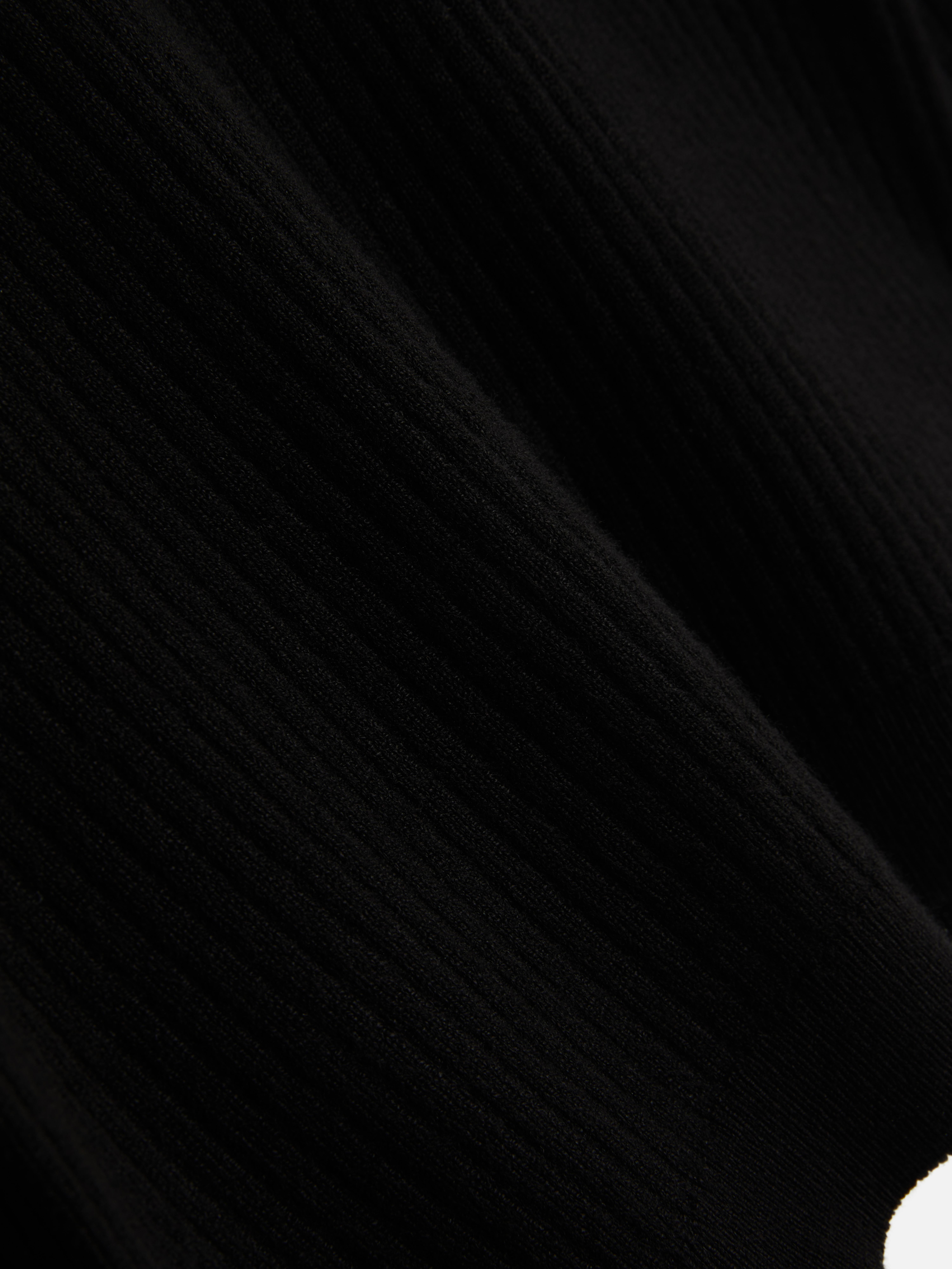 Ribbed Turtleneck Sweater